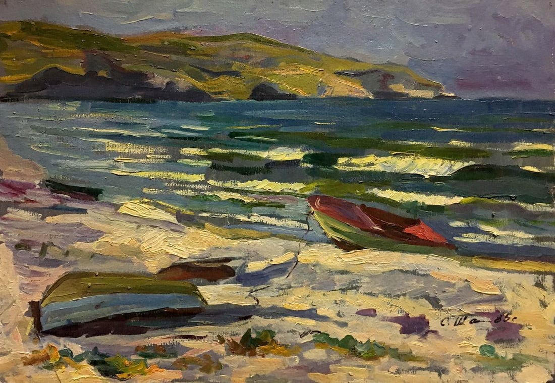 Oil painting Seaside Shapovalov Sergey Gavrilovich (1 of 8)