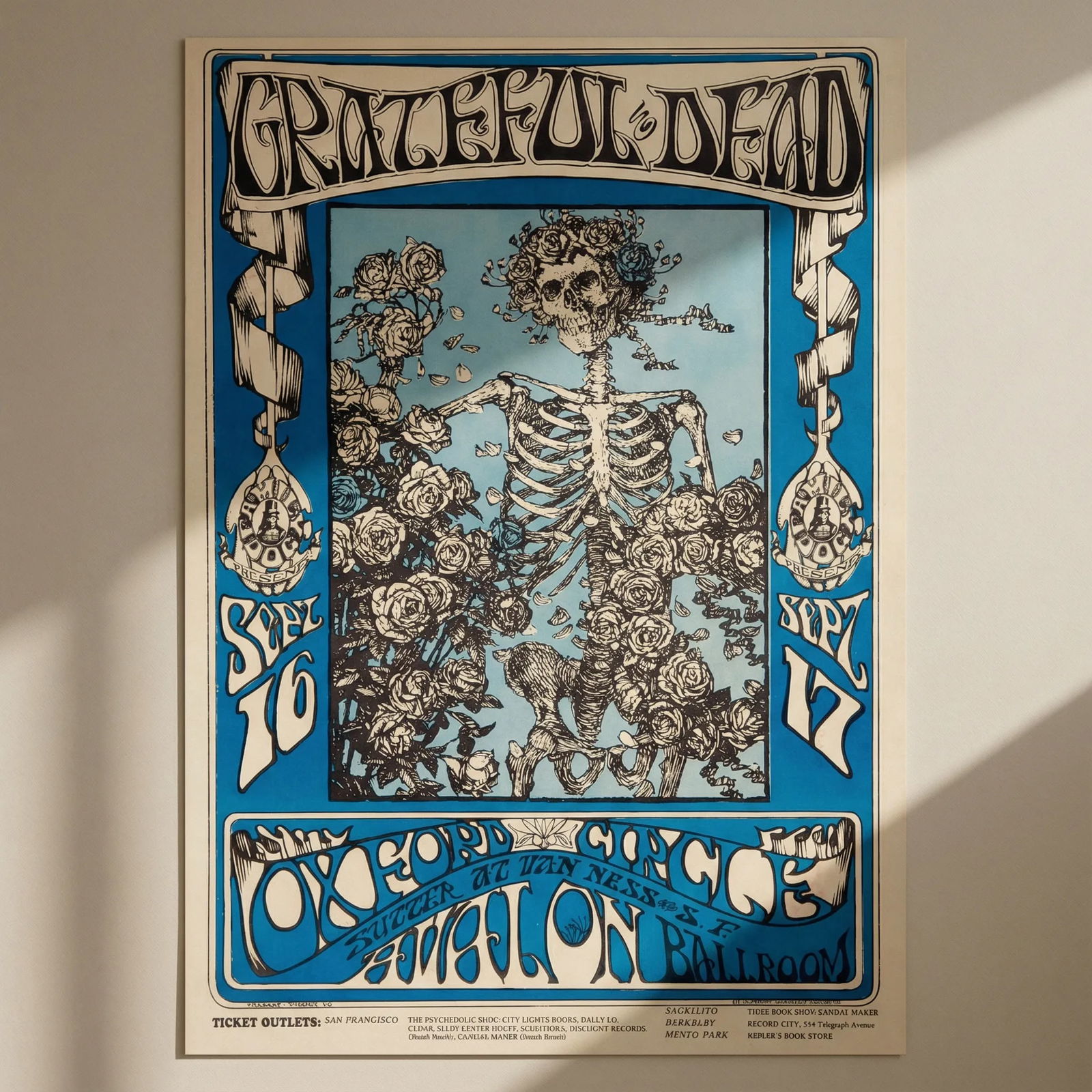 Grateful dead tour poster