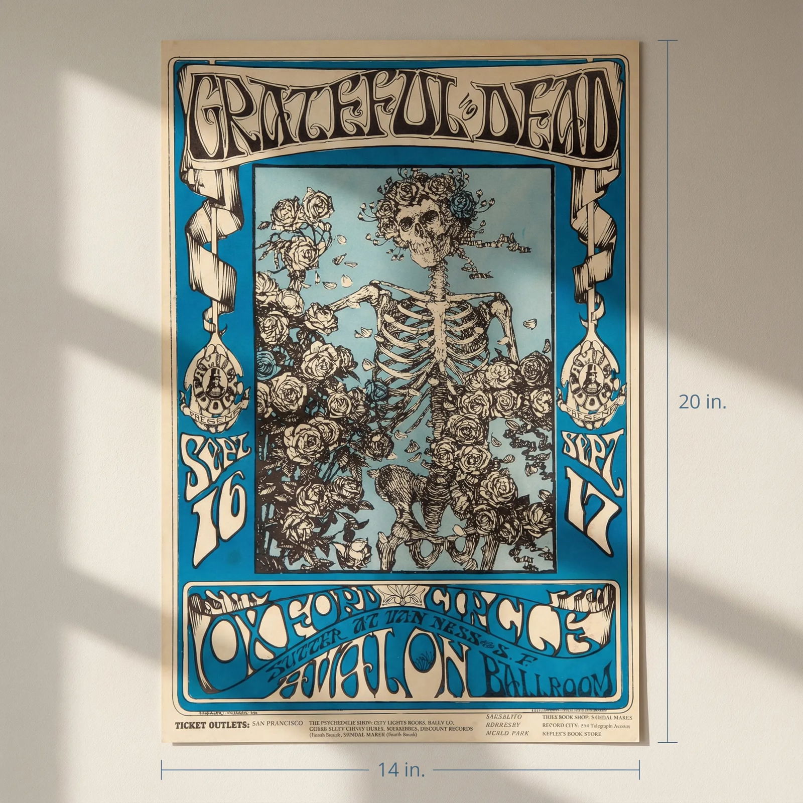 Grateful dead tour poster - 2