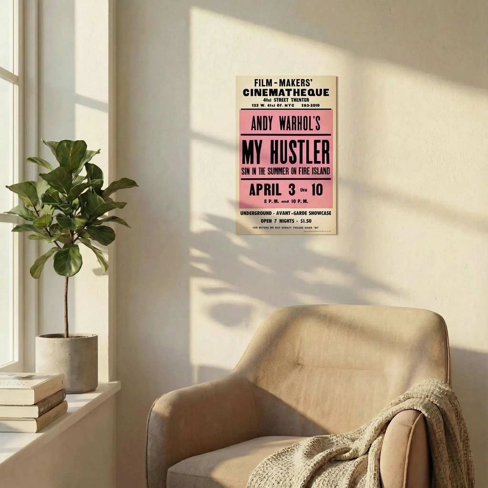 ANDY WARHOL MY HUSTLER POSTER - 3