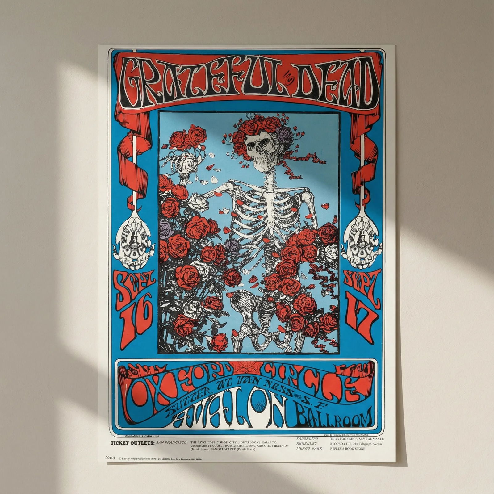 Grateful dead tour poster