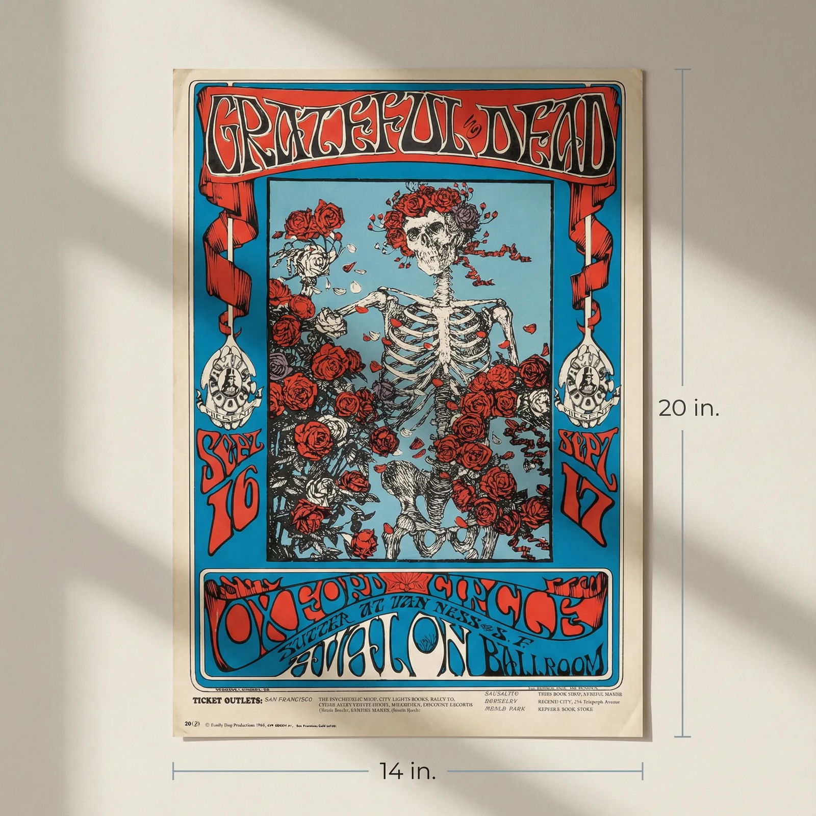 Grateful dead tour poster - 2