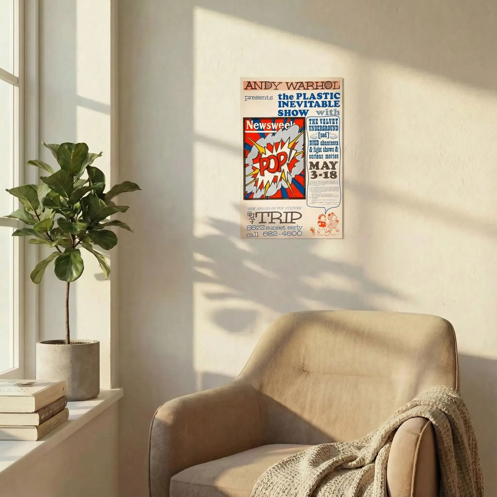 Andy Warhol Plastic Inevitable Poster Print - 3