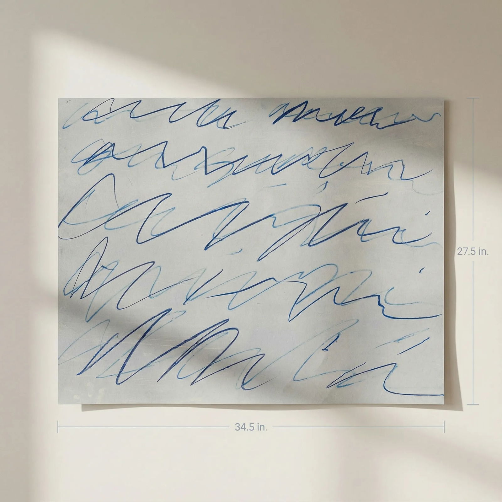 CY Twombly Roman Note Print - 2