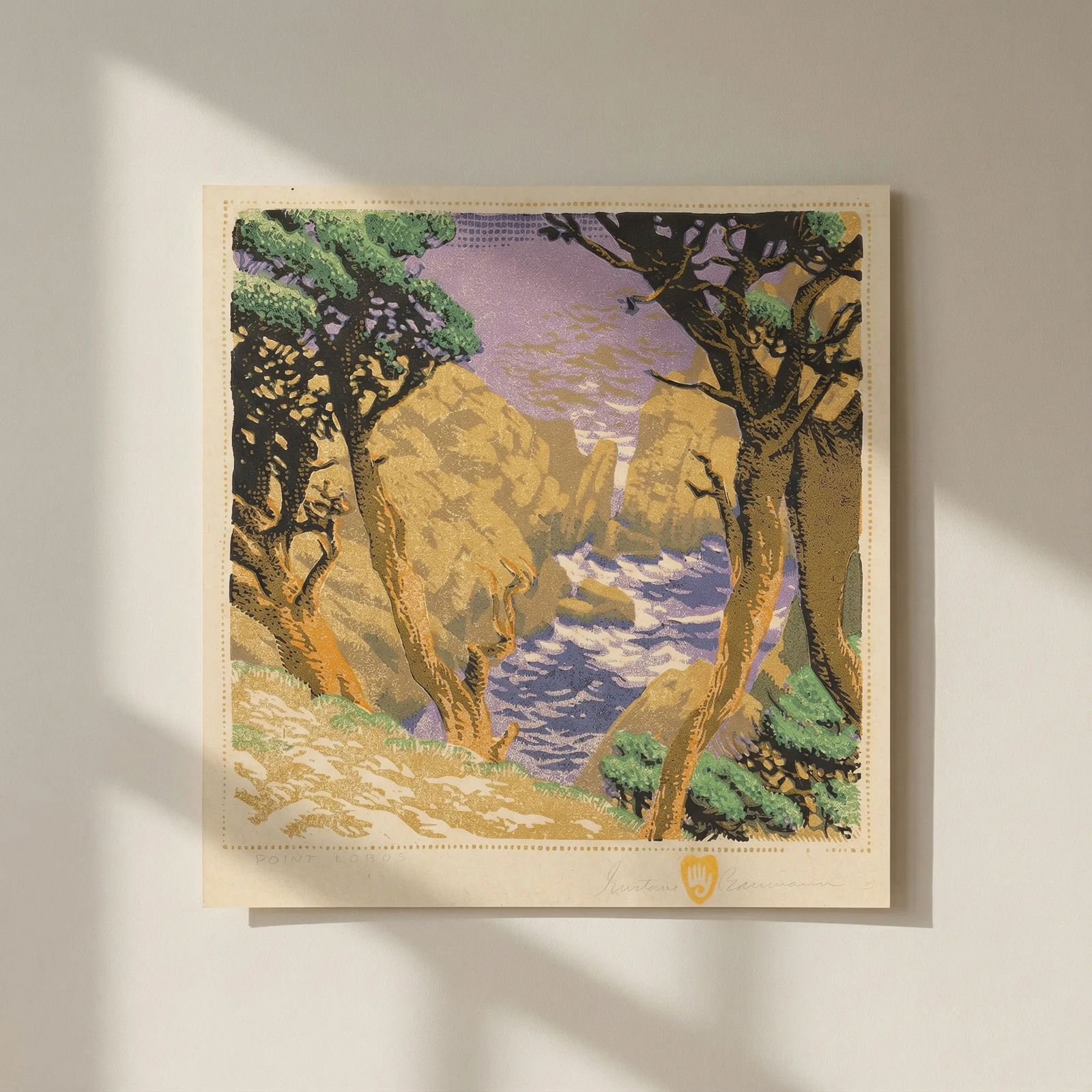 Gustave Baumann Point Lobos Print (1 of 4)