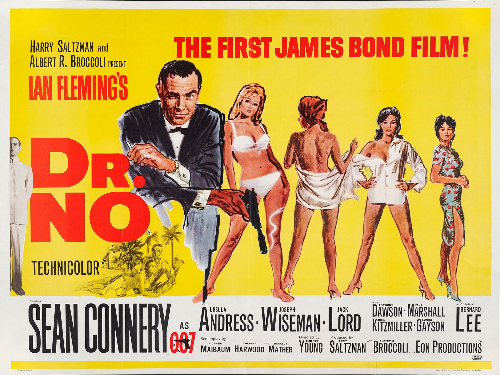 James Bond British Quad Poster Print - 4