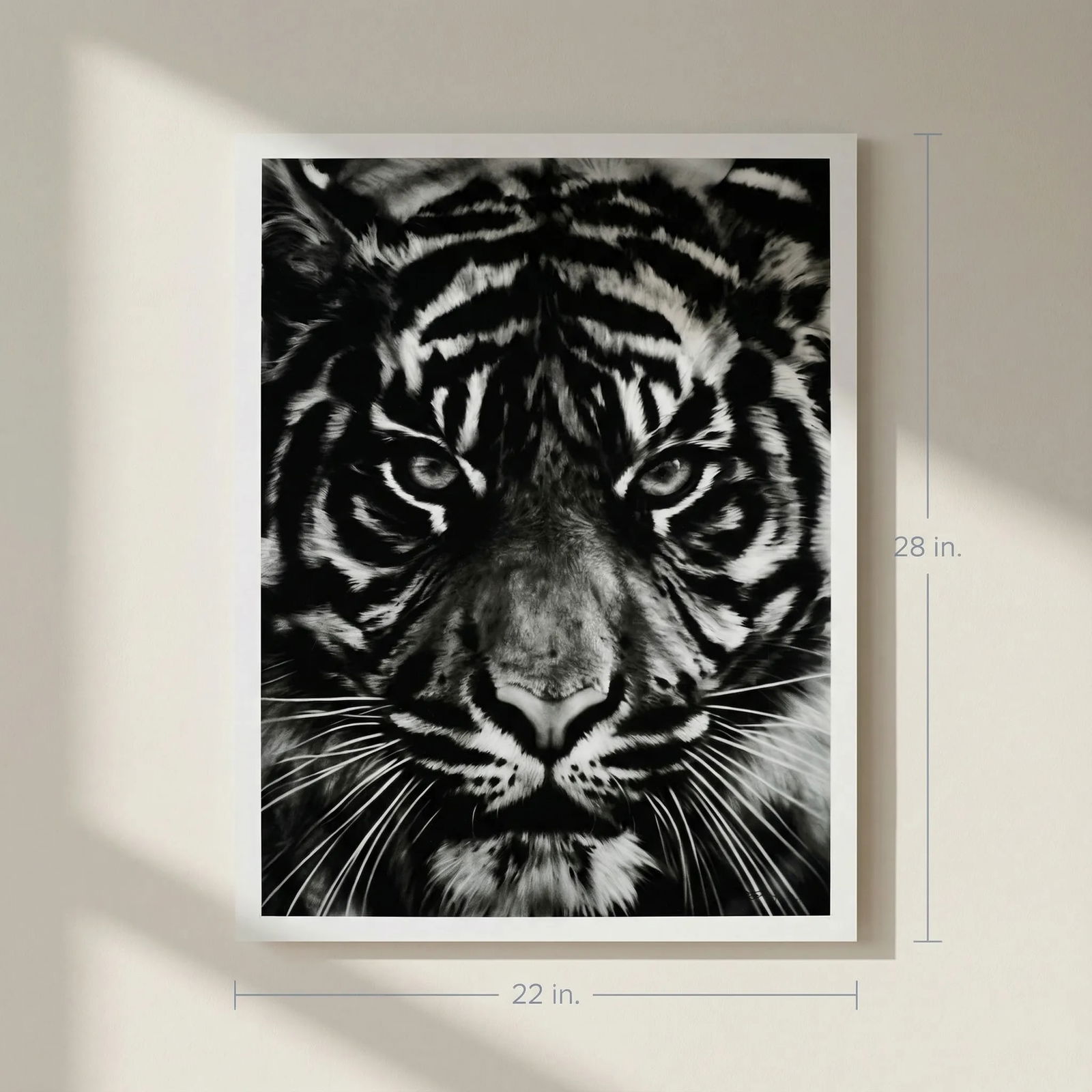 Robert Longo TIger Head Print - 2