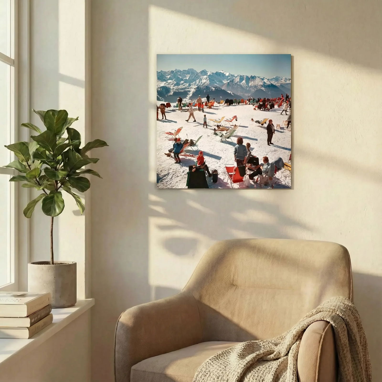 Slim Aarons Verbier Vacation Print - 3