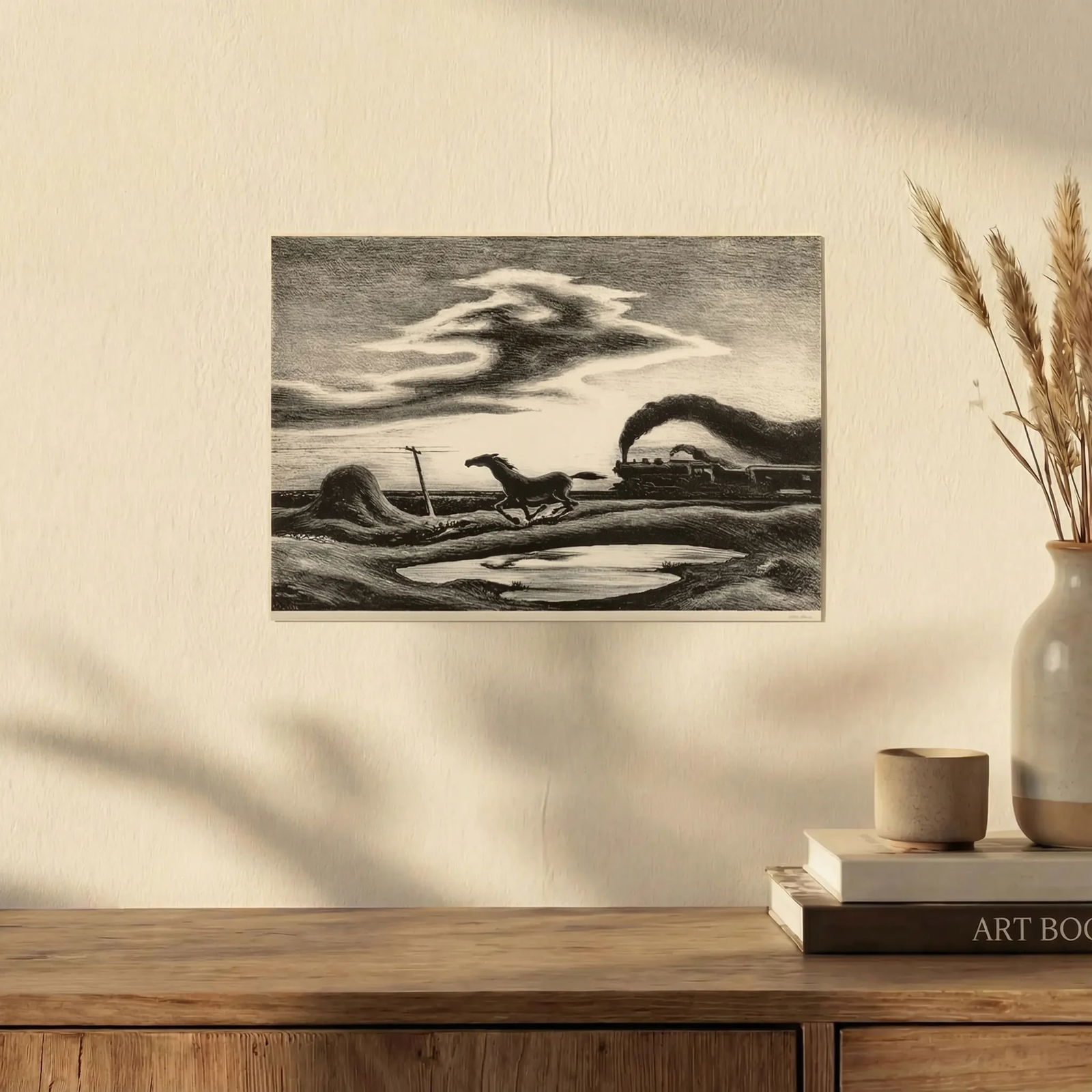 Thomas Benton The Race Print - 3