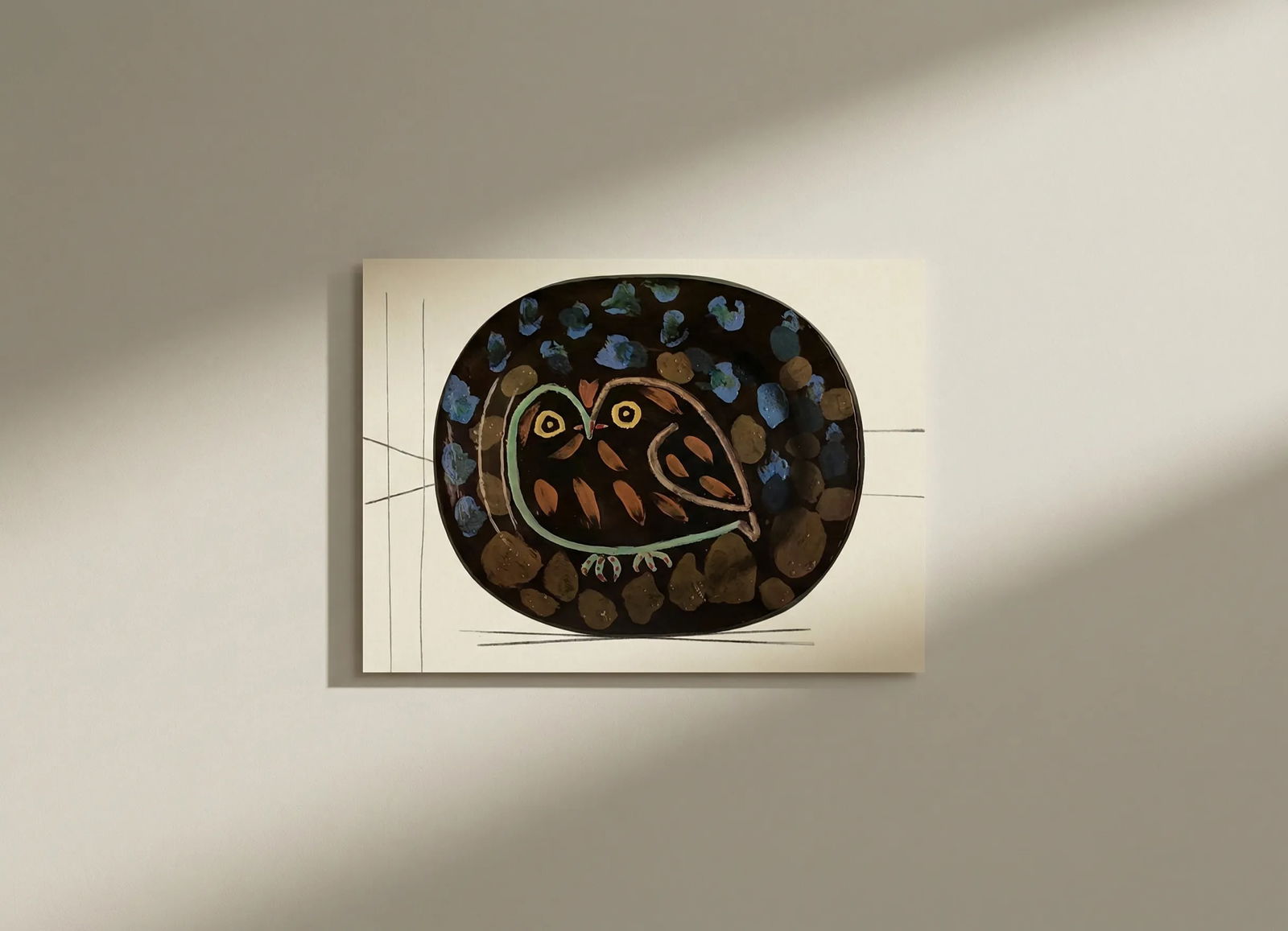 1950 Pablo Picasso Ceramics by Picasso 7: Title: 1950 Pablo Picasso Ceramics by Picasso 7 Description: Artist: Pablo Picasso Country: Spain Title: Ceramics by Picasso 7 Medium: Offset Lithograph Marks: Not signed, not numbered Paper size: Vel