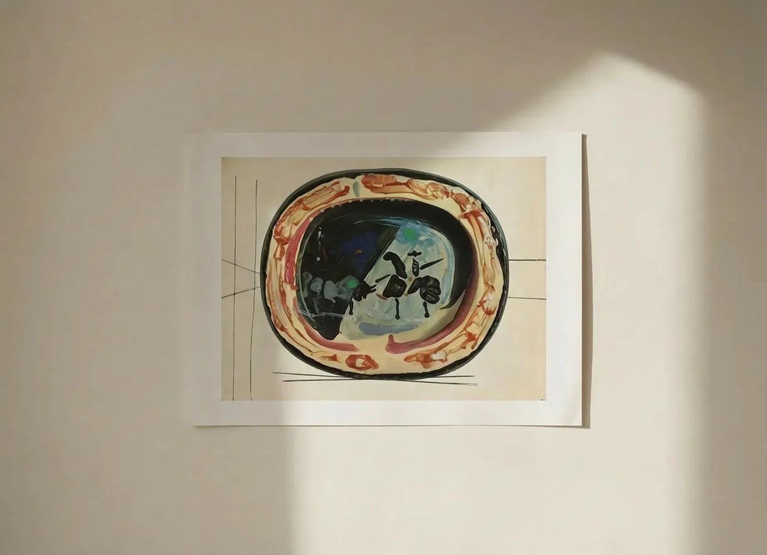 1950 Pablo Picasso Ceramics by Picasso 2: Title: 1950 Pablo Picasso Ceramics by Picasso 2 Description: Artist: Pablo Picasso Country: Spain Title: Ceramics by Picasso 2 Medium: Offset Lithograph Marks: Not signed, not numbered Paper size: Vel
