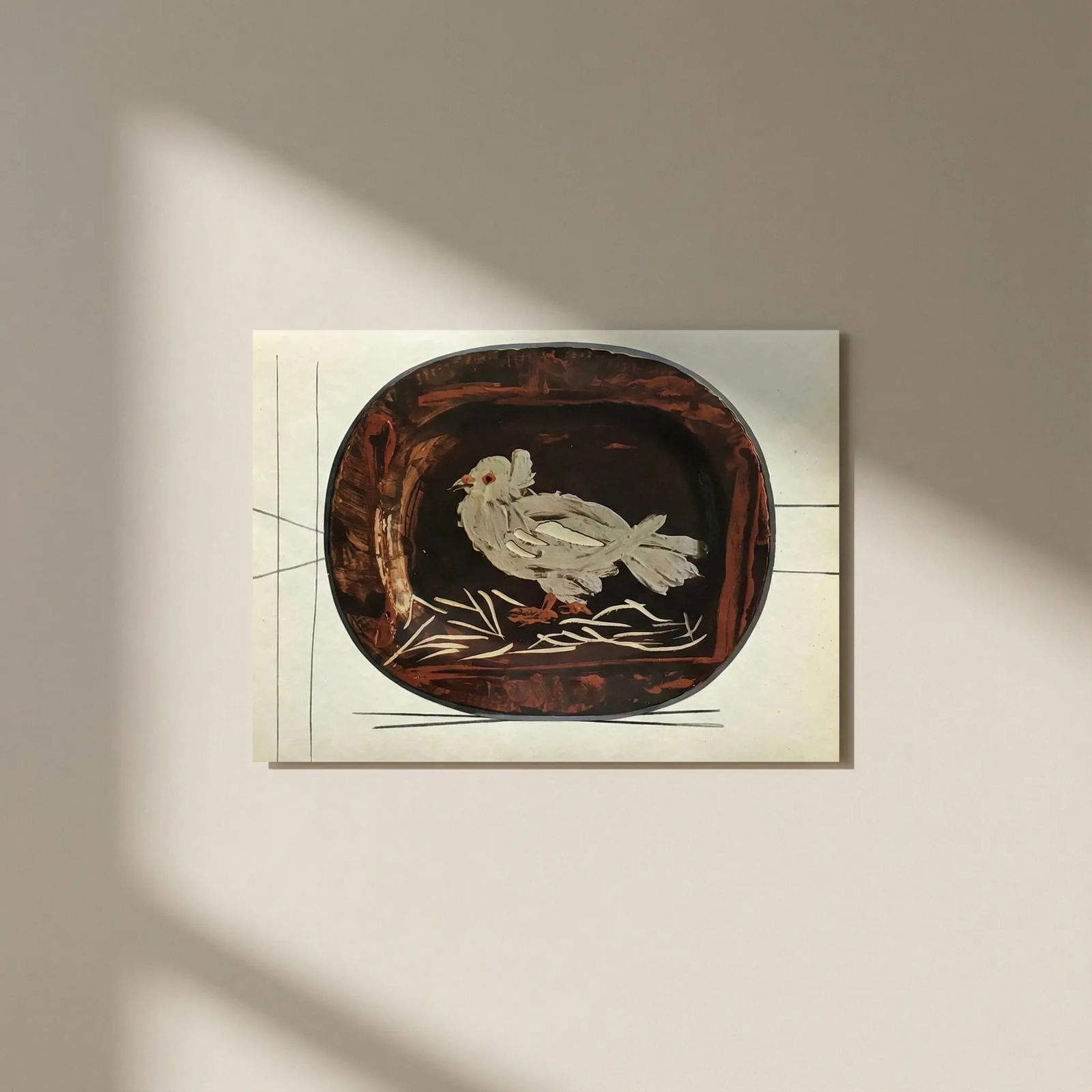 1950 Pablo Picasso Ceramics by Picasso 16: Title: 1950 Pablo Picasso Ceramics by Picasso 16 Description: Artist: Pablo Picasso Country: Spain Title: Ceramics by Picasso 16 Medium: Offset Lithograph Marks: Not signed, not numbered Paper size: V