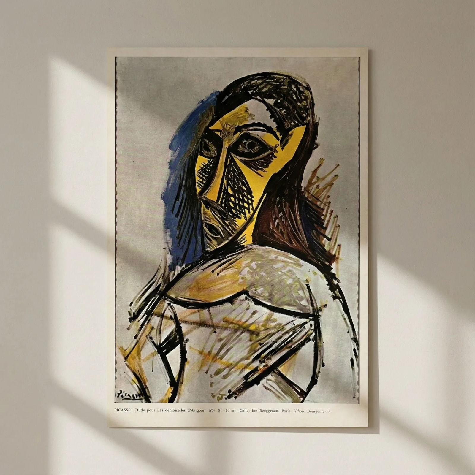 Picasso Les Demoiselles D'Avignon XXe Siecle 1966: Title: Picasso Les Demoiselles D'Avignon XXe Siecle 1966 Description: Artist: Pablo Picasso Country: Spain Title: Les Demoiselles D'Avignon, 1907 Medium: offset Paper Size: Vellum 12.25 x 9.50 inch Pr