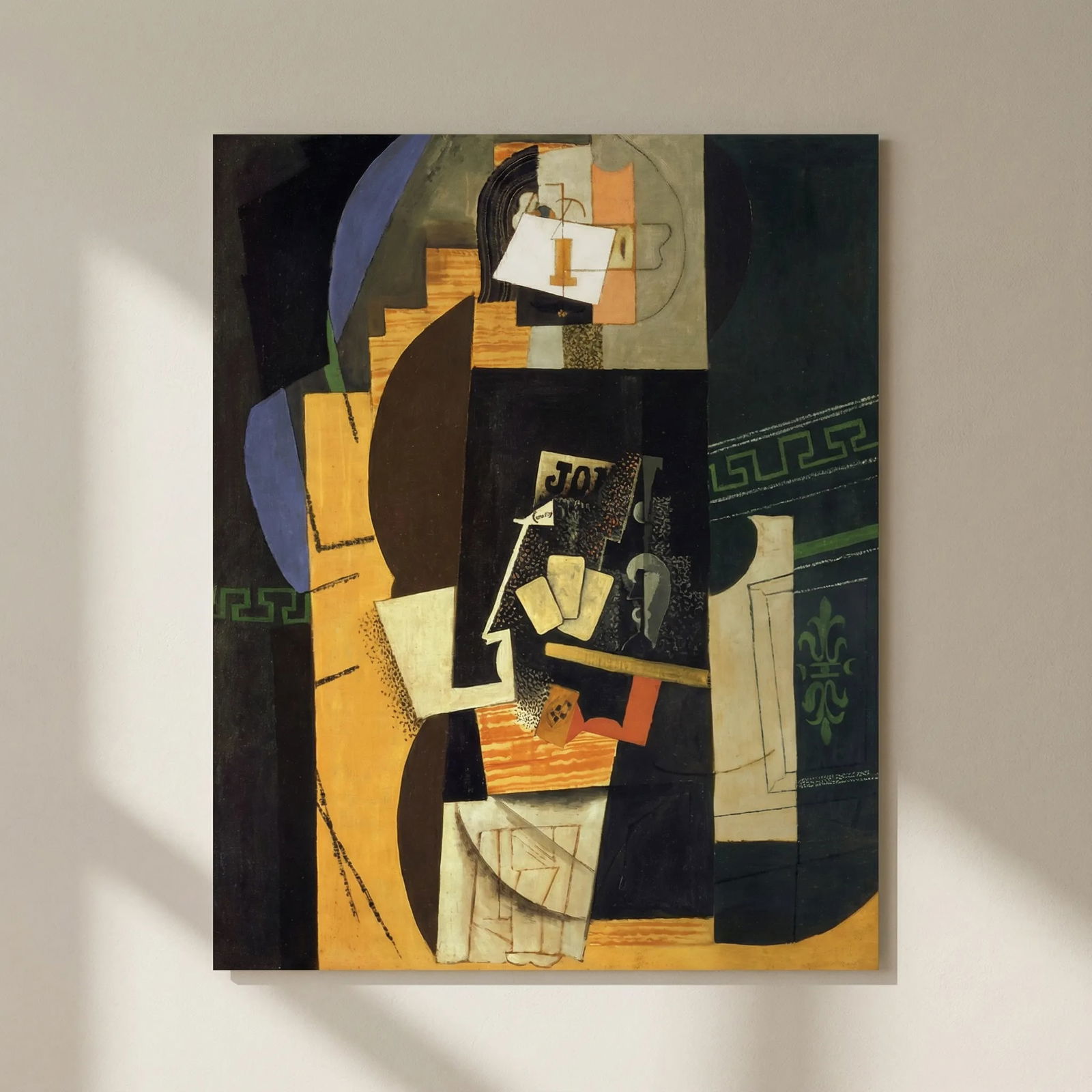 Picasso Card players Giclee Numbered Edition: Title: Picasso Card players Giclee Numbered Edition Description: Artist: Pablo Picasso Title: Card players Medium: Giclee Marks: L.E numbered Paper size: watercolor paper 19 x 13 inch Printed: 2002 by