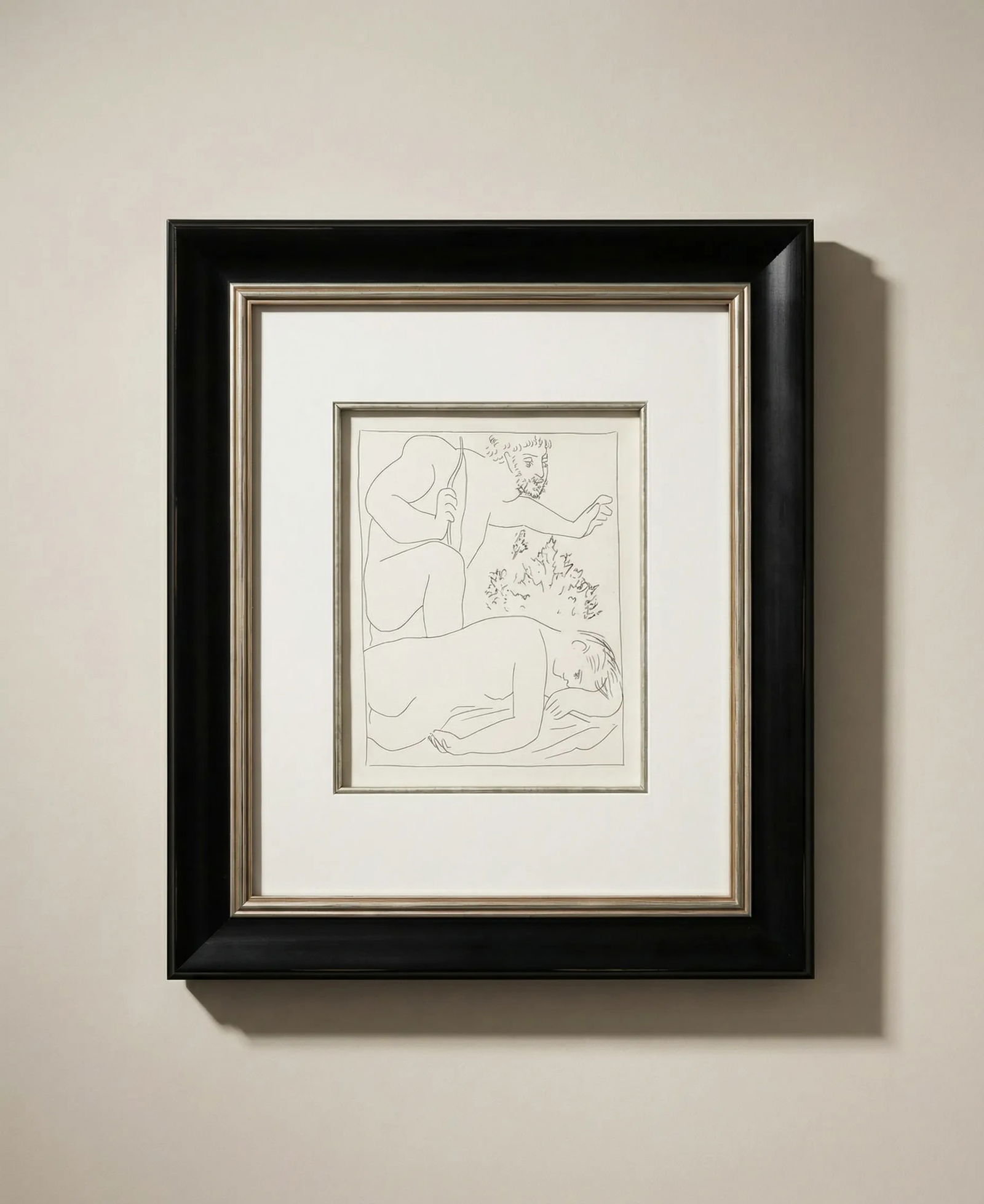 Picasso 1 Cephalus kills his wife Procris by accident framed (1 of 4)