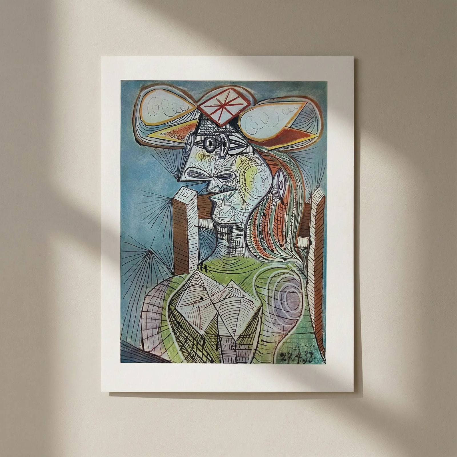 Picasso Heliogravure 22 Figure 1946: Title: Picasso Heliogravure 22 Figure 1946 Description: Artist: Pablo Picasso Title: Figure Medium: Heliogravure 22 Marks: Not signed, not numbered Paper Size: 10.50 x 8.50 inch Printed: 1946 on vellu