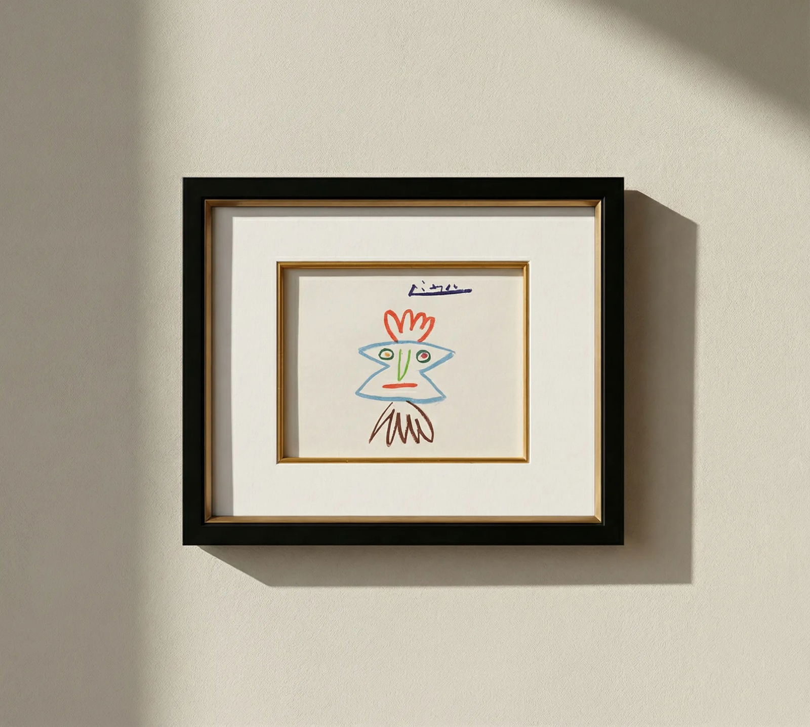 Picasso Lithograph 139 For The City not for Helena 1968 Framed: Title: Picasso Lithograph 139 For The City not for Helena 1968 Framed Description: Title: For The City, not for Helena Country: Spain Medium: Lithograph - 139 Marks: Signed in plate, not numbered Pape