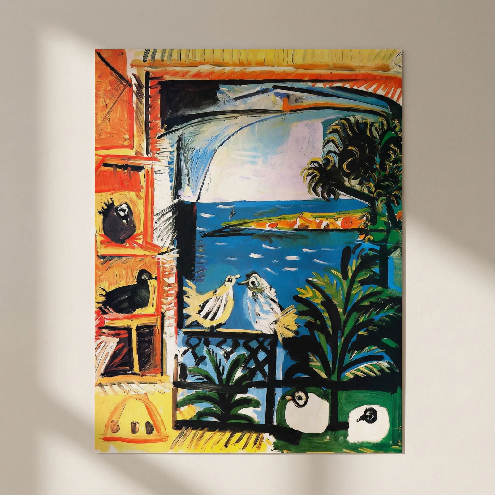 Picasso The pigeons Giclee Numbered Edition: Title: Picasso The pigeons Giclee Numbered Edition Description: Artist: Pablo Picasso Title: The pigeonsMedium: Giclee Marks: L.E numbered Paper size: watercolor paper 19 x 13 inch Printed: 2002 by Fi