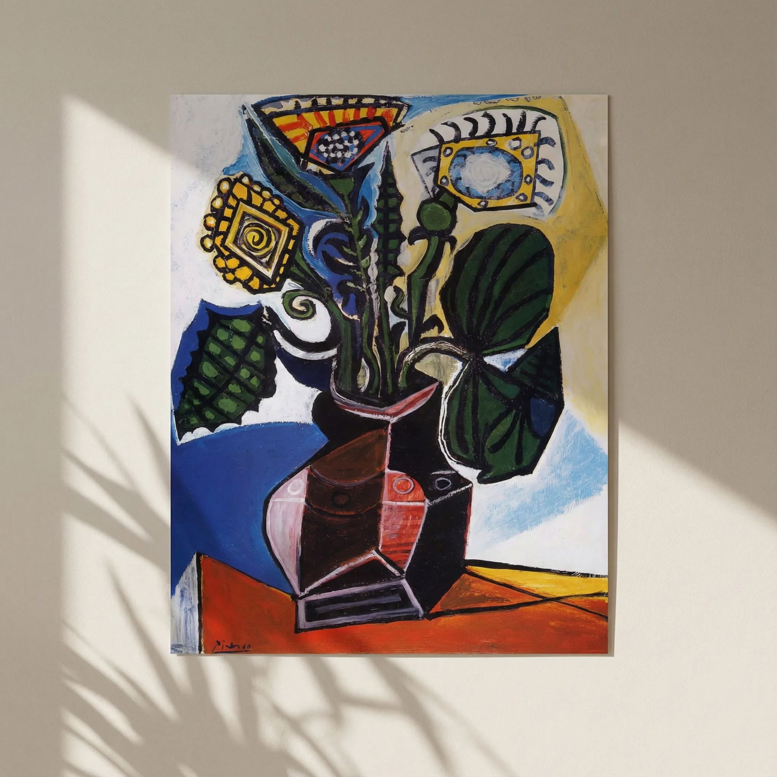 Picasso Le bouquet Giclee Numbered Edition: Title: Picasso Le bouquet Giclee Numbered Edition Description: Artist: Pablo Picasso Title: Le bouquet Medium: Giclee Marks: L.E numbered Paper size: watercolor paper 19 x 13 inch Printed: 2002 by Fin
