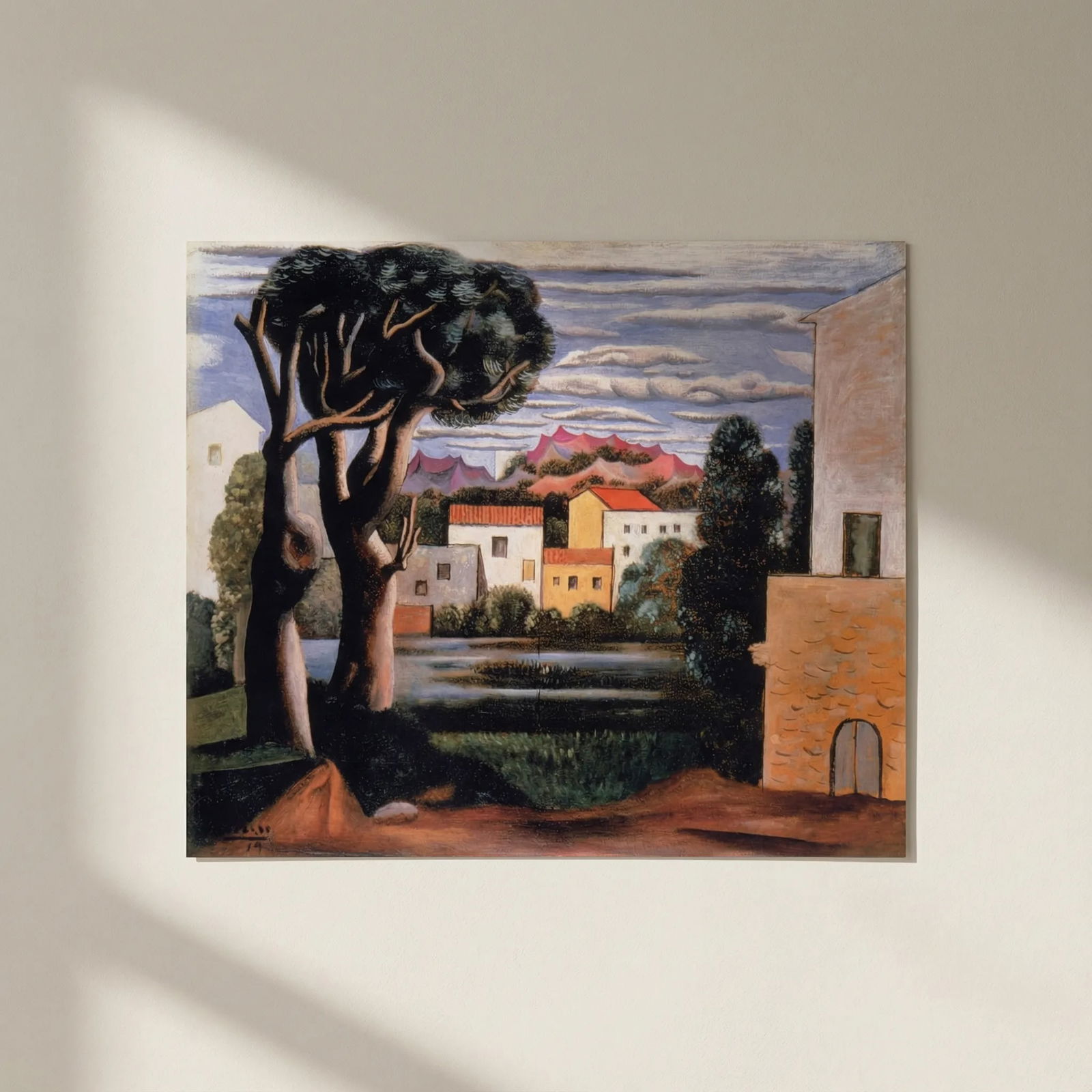 Picasso Landscape with dead and live trees Giclee Numbered Edition: Title: Picasso Landscape with dead and live trees Giclee Numbered Edition Description: Artist: Pablo Picasso Title: Landscape with dead and live trees Medium: Giclee Marks: L.E numbered Paper size: wa