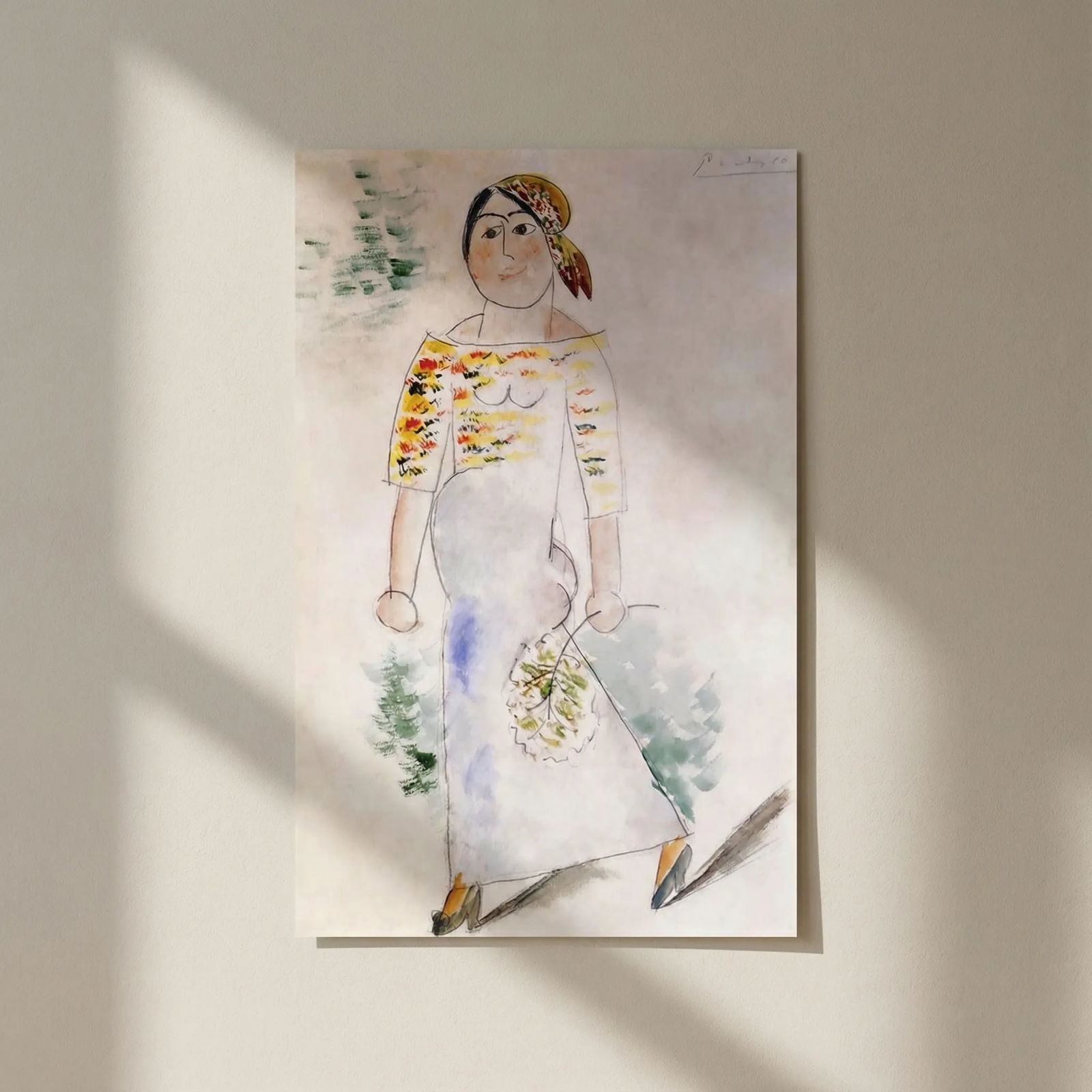 Picasso Catalan Giclee Numbered Edition: Title: Picasso Catalan Giclee Numbered Edition Description: Artist: Pablo Picasso Title: Catalan Medium: Giclee Marks: L.E numbered Paper size: watercolor paper 19 x 13 inch Printed: 2002 by Fine Art