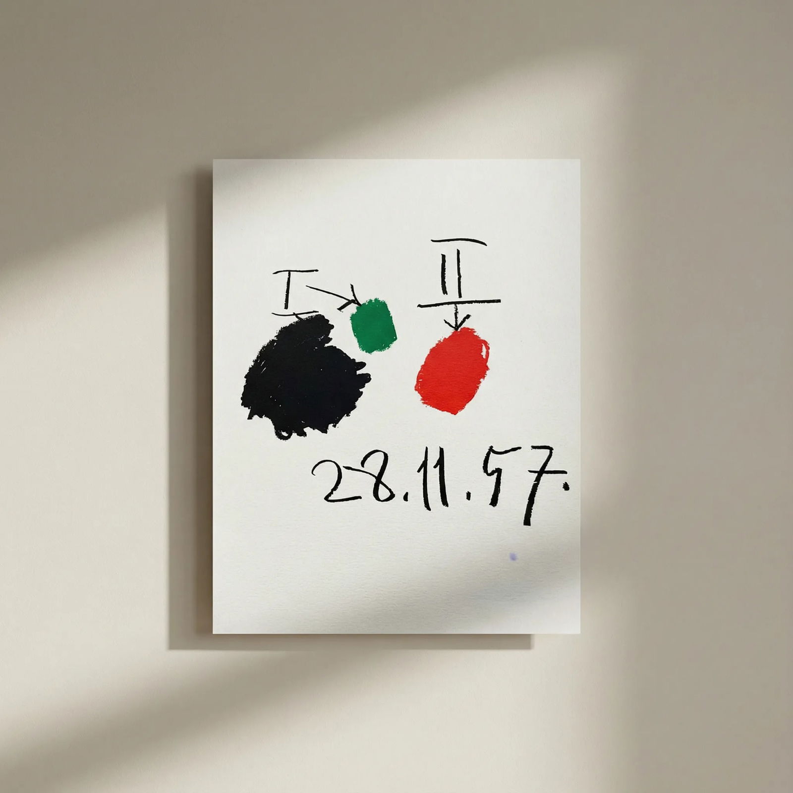 Pablo Picasso Lithograph 11 A Mme la Pierre 1982: Title: Pablo Picasso Lithograph 11 A Mme la Pierre 1982 Description: Title: Cahier 11 Artist: Pablo Picasso Country: Spain Medium: Lithograph Marks: Cahier 11 is four pages of letters and drawings by