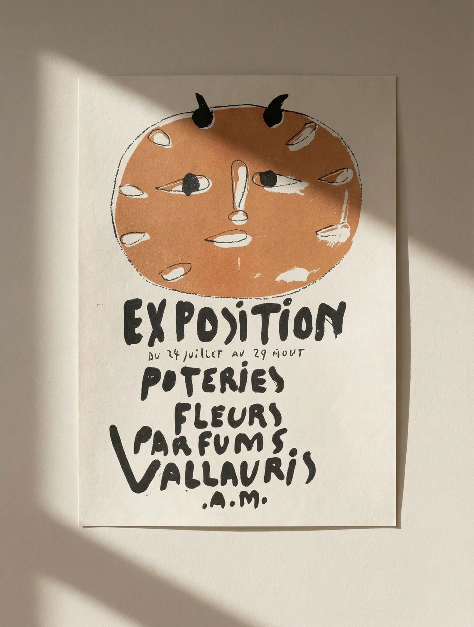 Picasso Lithograph 56 Expo Poteries Fleurs Art in posters 1959: Title: Picasso Lithograph 56 Expo Poteries Fleurs Art in posters 1959 Description: Title: Exposition Poteries Fleurs Artist: Pablo Picasso Country: Spain Medium: Lithograph - 56 Paper size: 12.50 X 9.