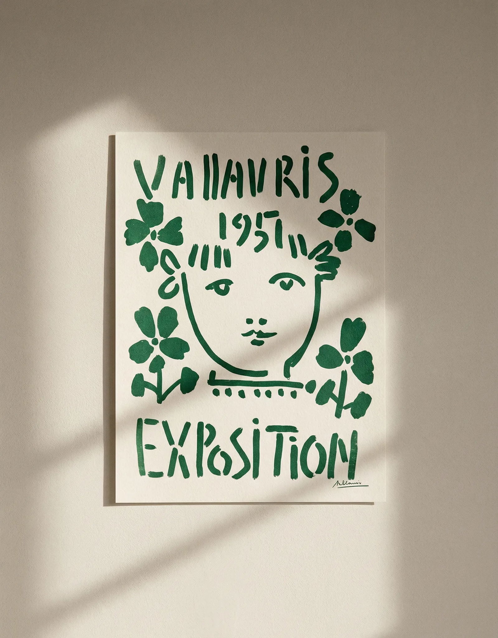 Picasso Lithograph 66 Expo Vallauris 1951 Art in posters: Title: Picasso Lithograph 66 Expo Vallauris 1951 Art in posters Description: Title: Expo Vallauris 1951 Artist: Pablo Picasso Country: Spain Medium: Lithograph - 66 Paper size: 12.50 X 9.50 inch (redu