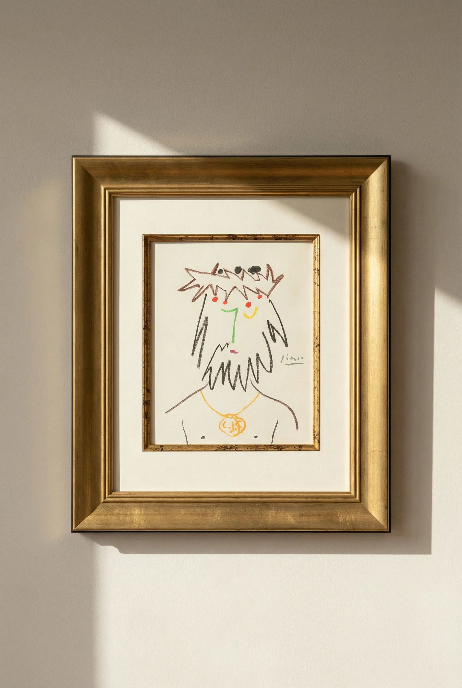 Pablo Picasso Framed C.J.C Lithograph 27 Art in Posters 1968: Title: Pablo Picasso Framed C.J.C Lithograph 27 Art in Posters 1968 Description: Title: C.J.C. Artist: Pablo Picasso Country: Spain Medium: Lithograph - 27 Marks: Signed in plate Printed: 1968 on velu