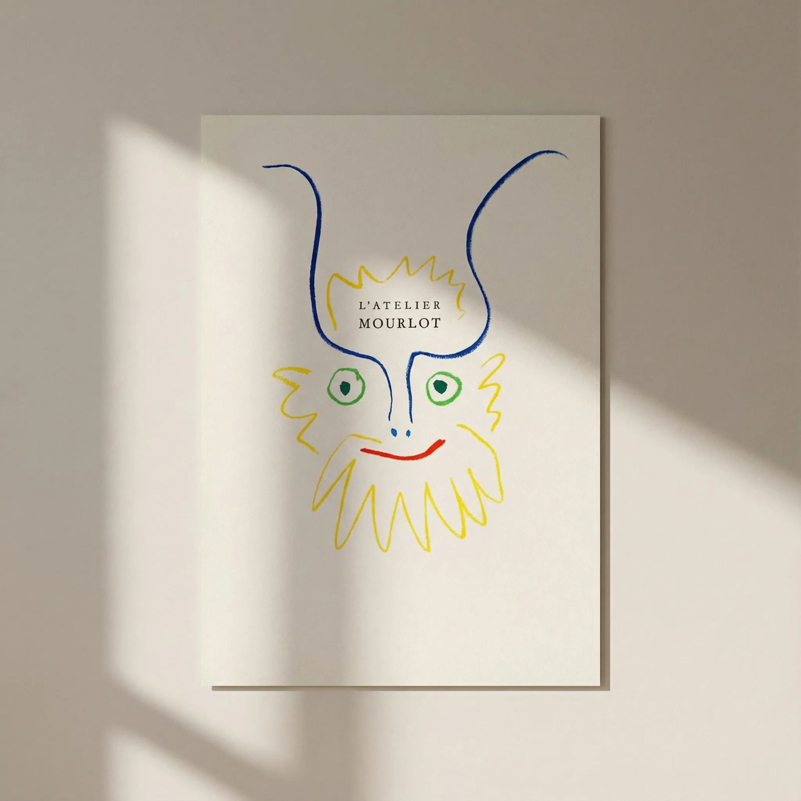 Picasso Drawing Lithograph L'Atelier Mourlot 1964: Title: Picasso Drawing Lithograph L'Atelier Mourlot 1964 Description: Title: L'Atelier Mourlot Artist: Pablo Picasso Country: Spain Medium: Lithograph Marks: Dated 11-1-64 in plate not signed Paper Si