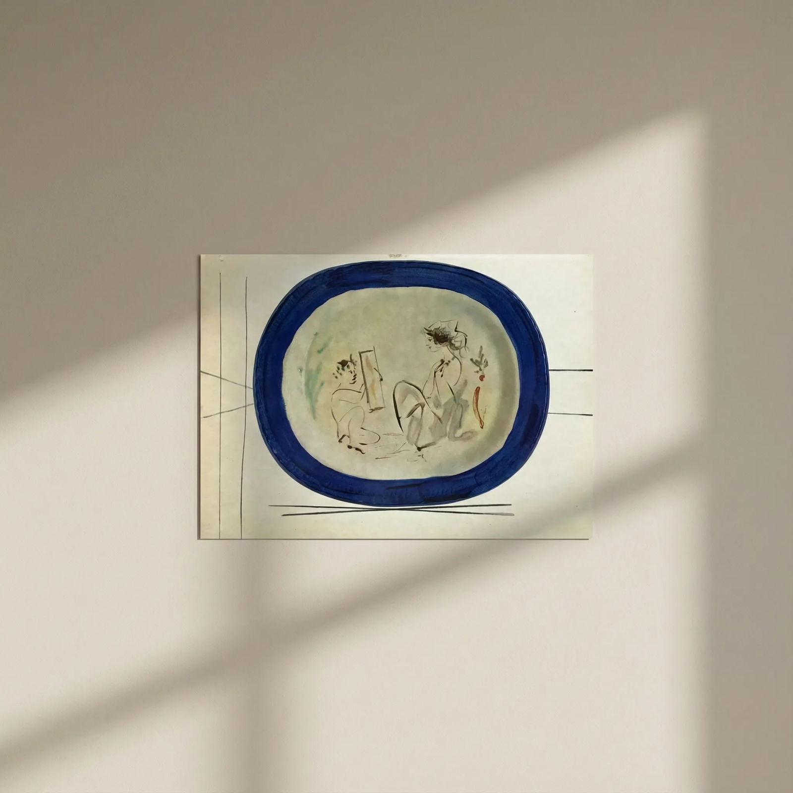 1950 Pablo Picasso Ceramics by Picasso 10: Title: 1950 Pablo Picasso Ceramics by Picasso 10 Description: Artist: Pablo Picasso Country: Spain Title: Ceramics by Picasso 10 Medium: Offset Lithograph Marks: Not signed, not numbered Paper size: V