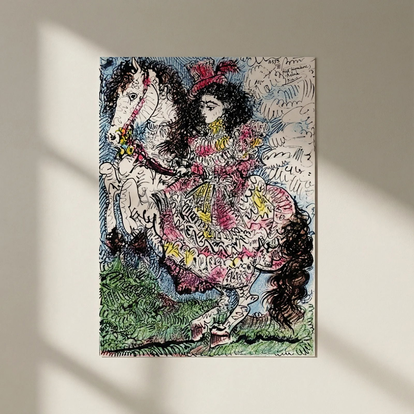 Picasso Toros y Toreros No. 8 dated 10/3/59: Title: Picasso Toros y Toreros No. 8 dated 10/3/59 Description: Artist: Pablo Picasso Country: Spain Title: Toros y Toreros No. 8 dated 10/3/59 Medium: Quadrichromie Marks: Not signed, numbered &