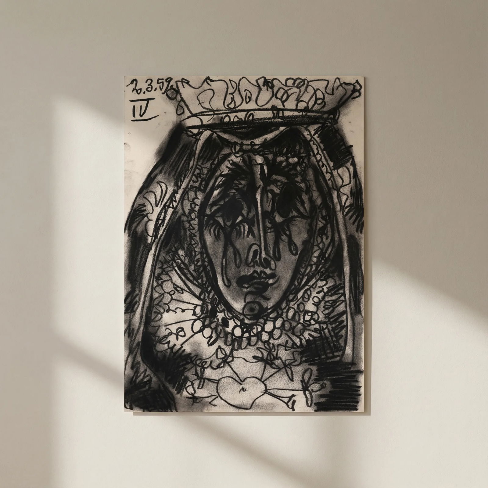 Pablo Picasso Toros y Toreros 4 dated 2/3/59: Title: Pablo Picasso Toros y Toreros 4 dated 2/3/59 Description: Artist: Pablo Picasso Country: Spain Title: Toros y Toreros 4 dated 2/3/59 Medium: Bichromie Marks: Not signed not numbered Paper size: