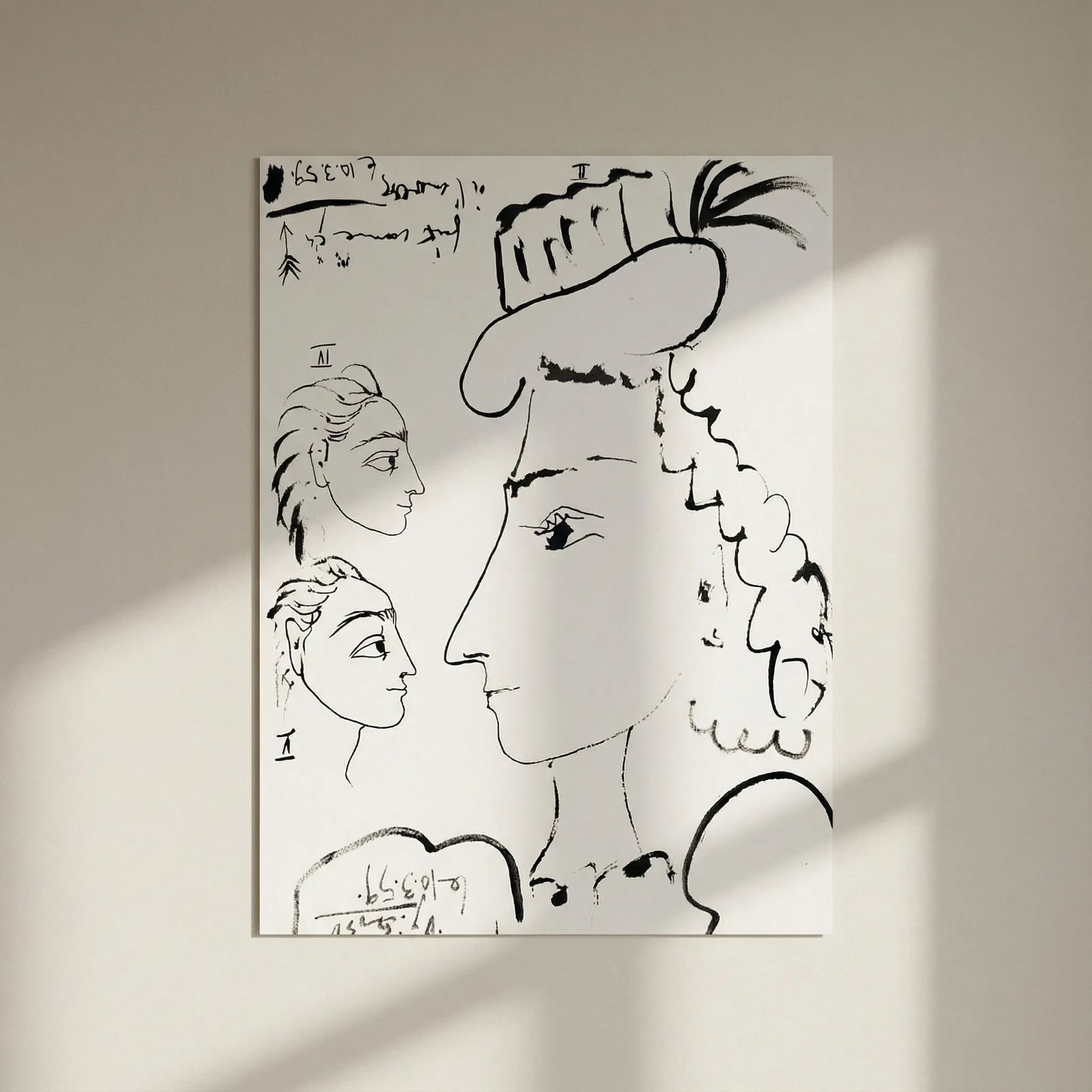 Picasso Toros y toreros No. 4- 5 dated 10/3/59: Title: Picasso Toros y toreros No. 4- 5 dated 10/3/59 Description: Artist: Pablo Picasso Country: Spain Title: Toros y toreros No. 4- 5 dated