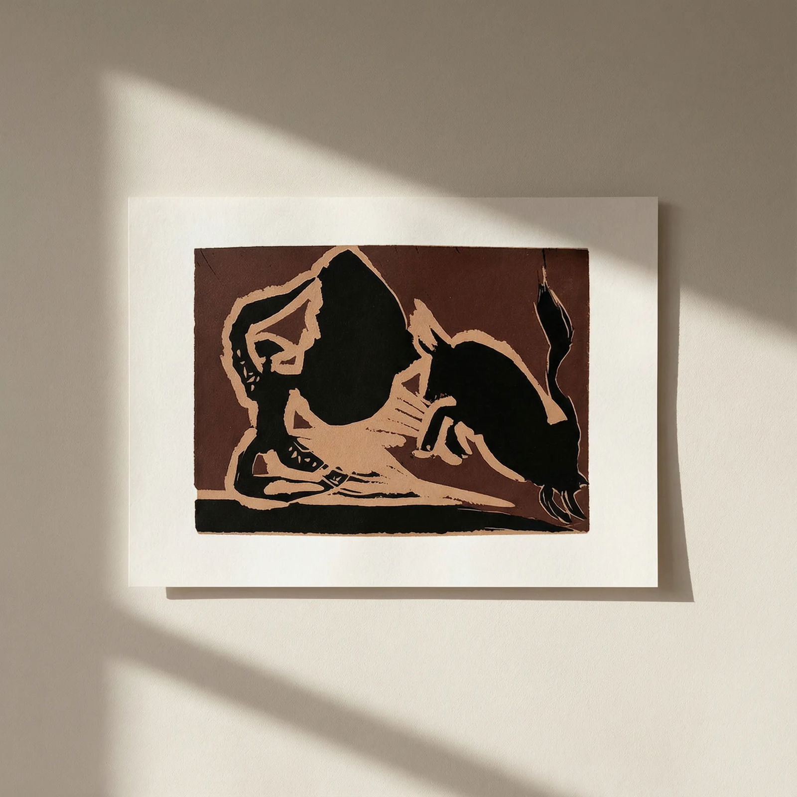 Pablo Picasso 42 Farol: Title: Pablo Picasso 42 Farol Description: Artist: Pablo Picasso Country: Spain Title: Farol Medium: Multichrome - 42 Marks: Not signed, not numbered Paper size 12.50 x 15 inch on heavy paper 350g Old