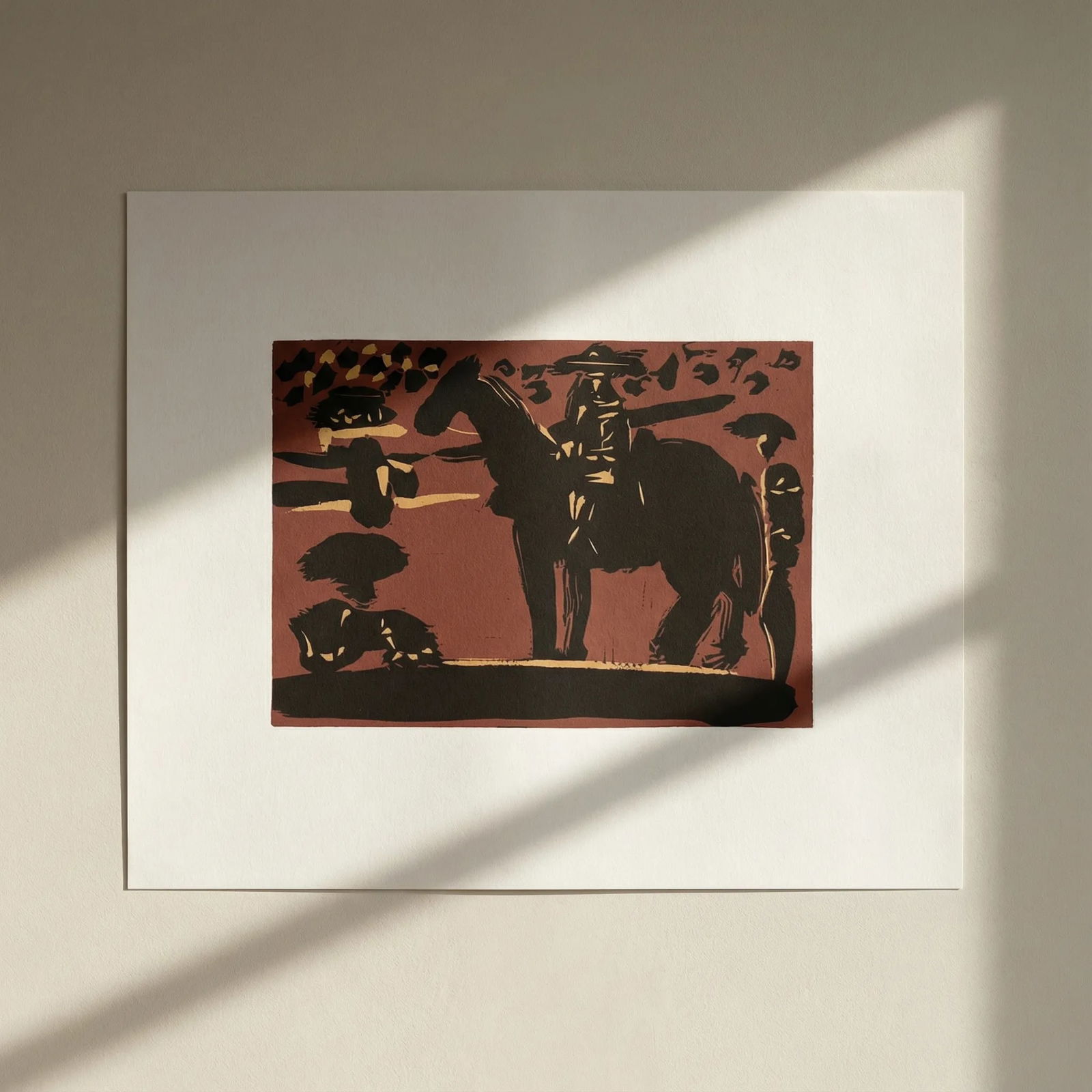 Pablo Picasso 39 Picador: Title: Pablo Picasso 39 Picador Description: Artist: Pablo Picasso Country: Spain Title: Picador Medium: Multichrome - 39 Marks: Not signed, not numbered Paper size 12.50 x 15 inch on heavy paper 350g