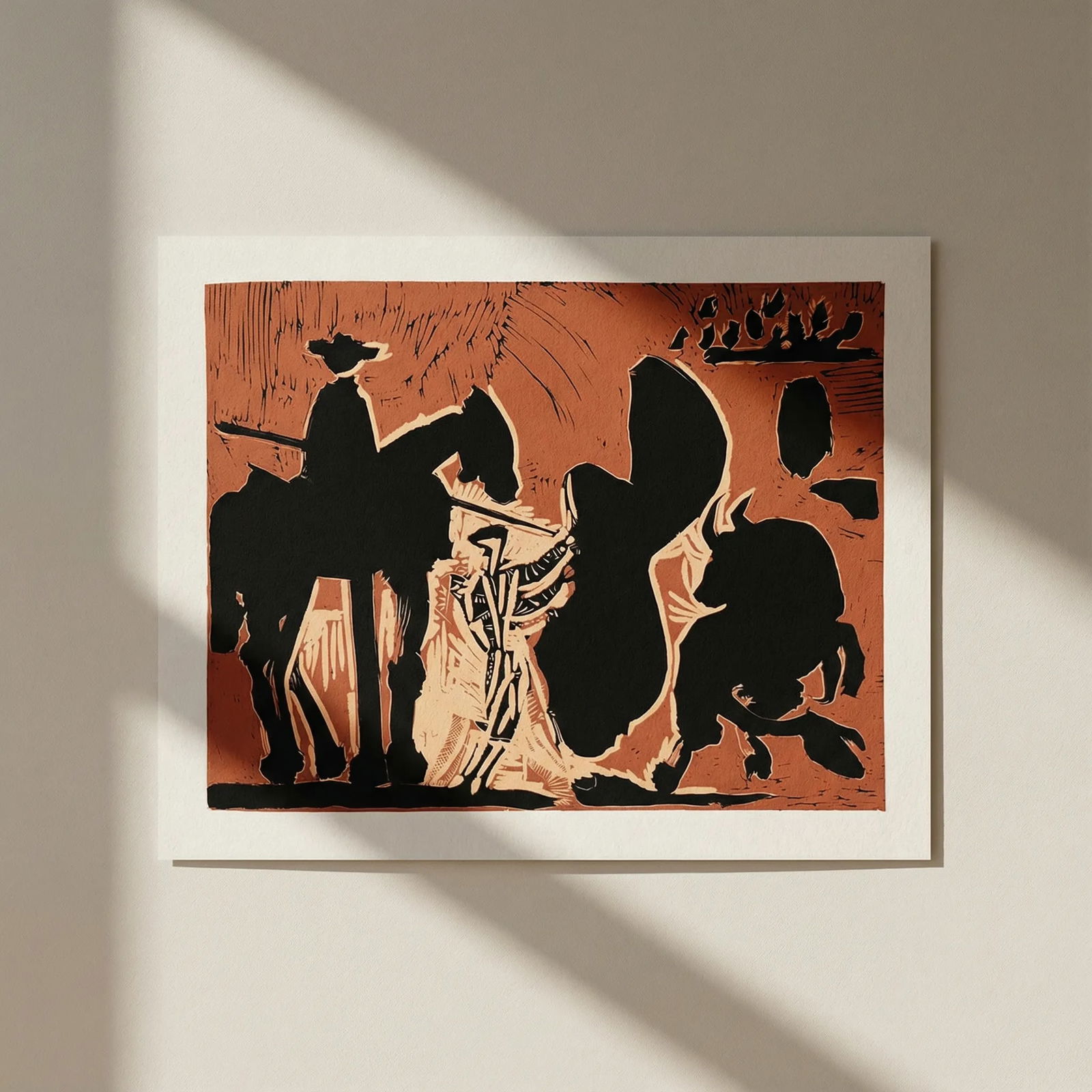 Pablo Picasso 38 Avant la Pique: Title: Pablo Picasso 38 Avant la Pique Description: Artist: Pablo Picasso Country: Spain Title: Avant la Pique Medium: Multichrome - 38 Marks: Not signed, not numbered Paper size 12.50 x 15 inch on he