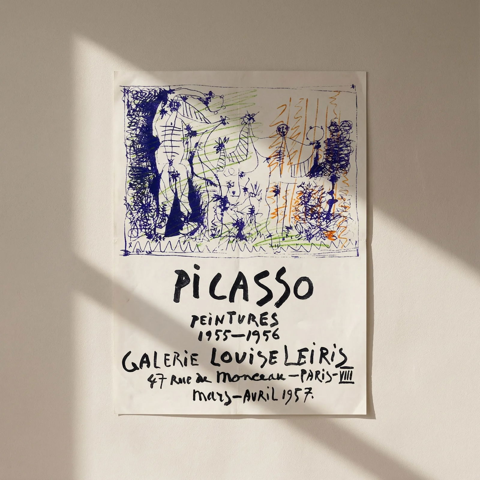 Picasso Lithograph 84 Peintures Art in posters (1 of 4)