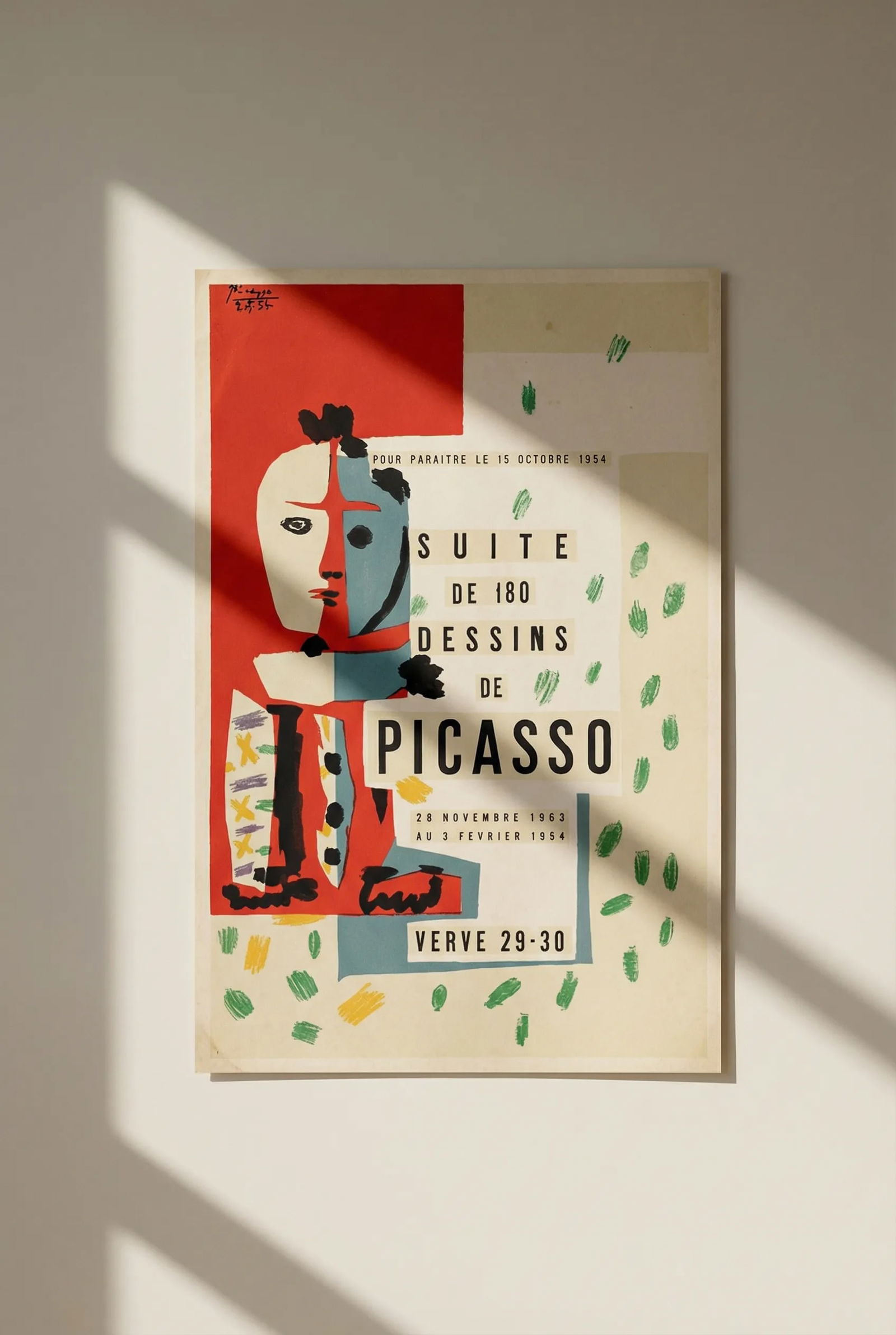 Picasso Lithograph 72 Suite de 180 dessins Art in posters: Title: Picasso Lithograph 72 Suite de 180 dessins Art in posters Description: Title: Suites de 180 dessins Artist: Pablo Picasso Country: Spain Medium: Lithograph - 72 Paper size: 12.50 X 9.50 inch Pr