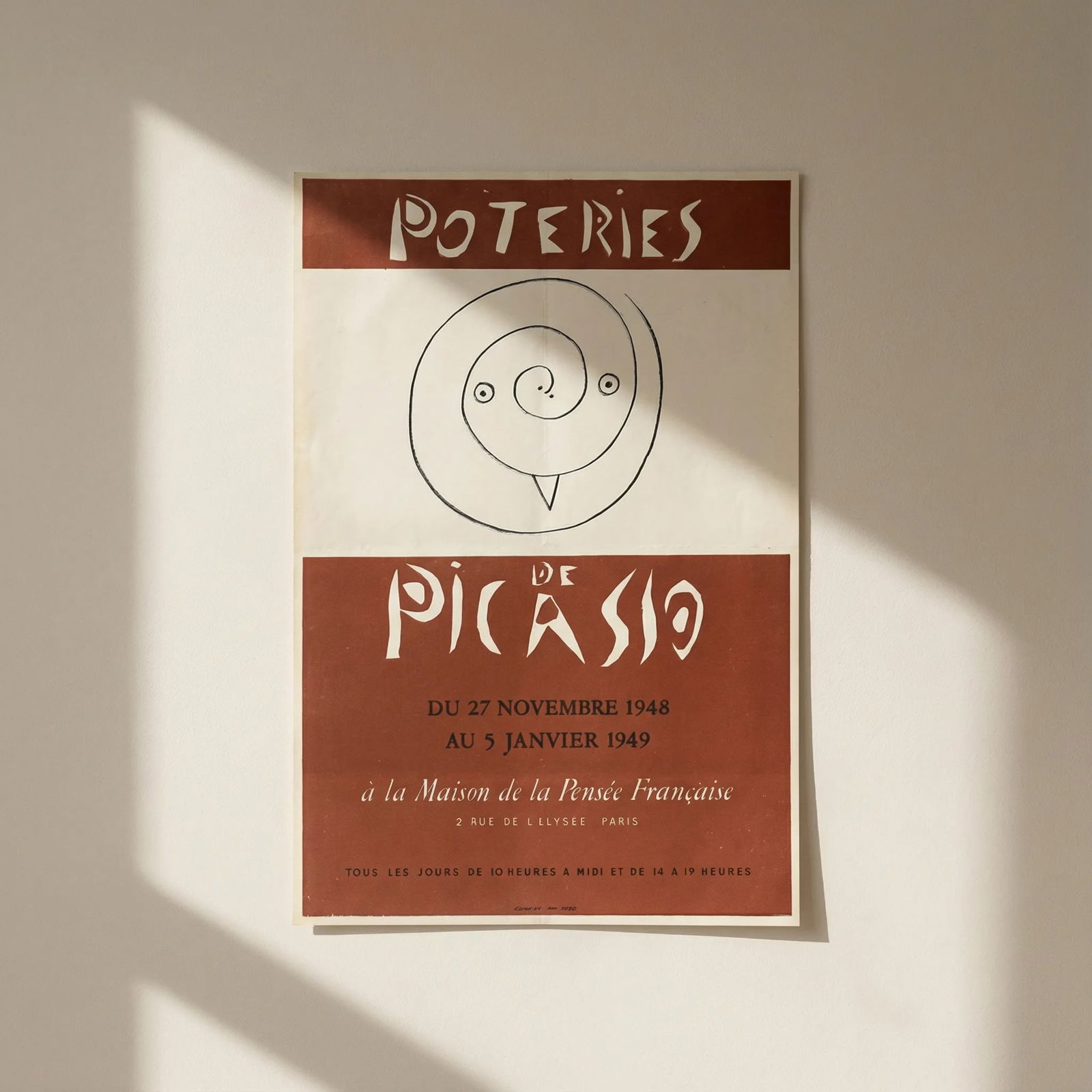 Picasso Lithograph 59 Poteries de Picasso 1959: Title: Picasso Lithograph 59 Poteries de Picasso 1959 Description: Title: Poteries de Picasso 1959 Artist: Pablo Picasso Country: Spain Medium: Lithograph - 59 Paper size: 12.50 X 9.50 inch Printed: 1