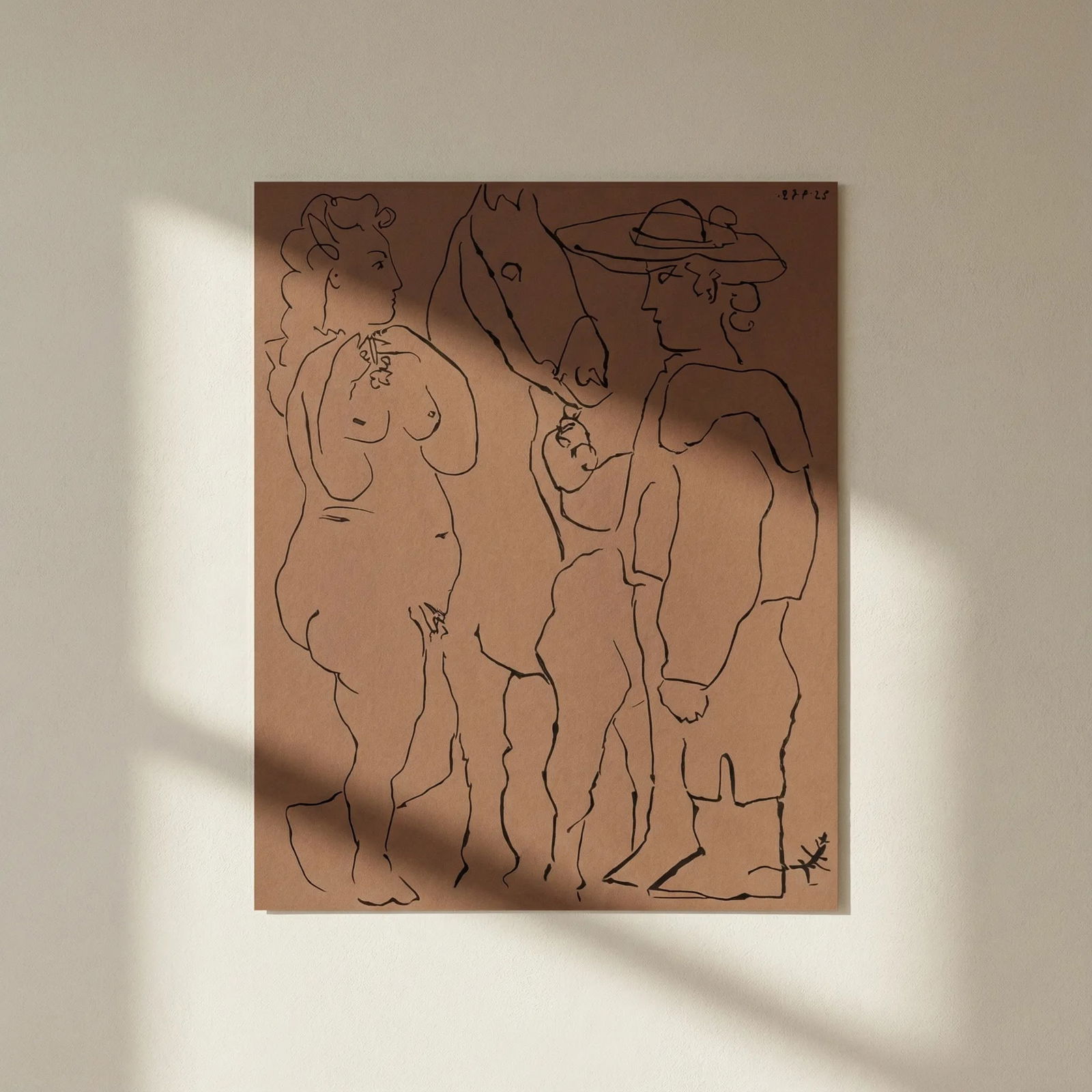 Picasso 10 Picador Femme et Cheval: Title: Picasso 10 Picador Femme et Cheval Description: Artist: Pablo Picasso Country: Spain Title: Picador Femme et Cheval Medium: Multichrome - 10 Marks: Not signed, not numbered Paper size 12.50 x 1