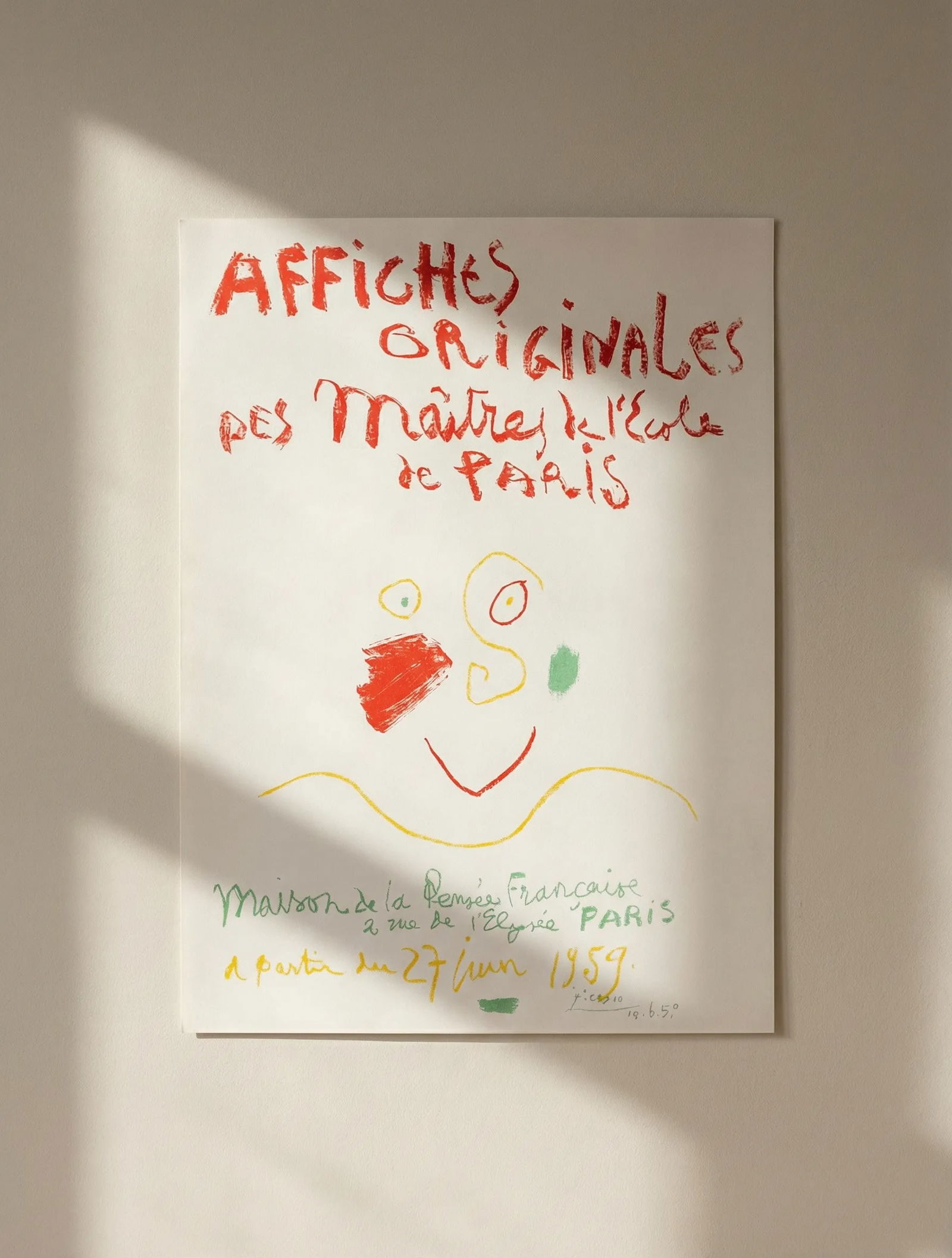 Picasso Lithograph 102 Affiches Art in posters 1959: Title: Picasso Lithograph 102 Affiches Art in posters 1959 Description: Title: Affiches Originales Artist: Pablo Picasso Country: Spain Medium: Lithograph - 102 Paper size: 12.50 X 9.50 inch Printed: