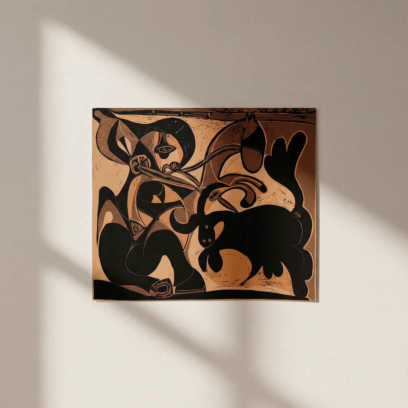 Pablo Picasso 8 Pique: Title: Pablo Picasso 8 Pique Description: Artist: Pablo Picasso Country: Spain Title: Pique Medium: Multichrome - 8 Marks: Not signed, not numbered Paper size 12.50 x 15 inch on heavy paper 350g Old M