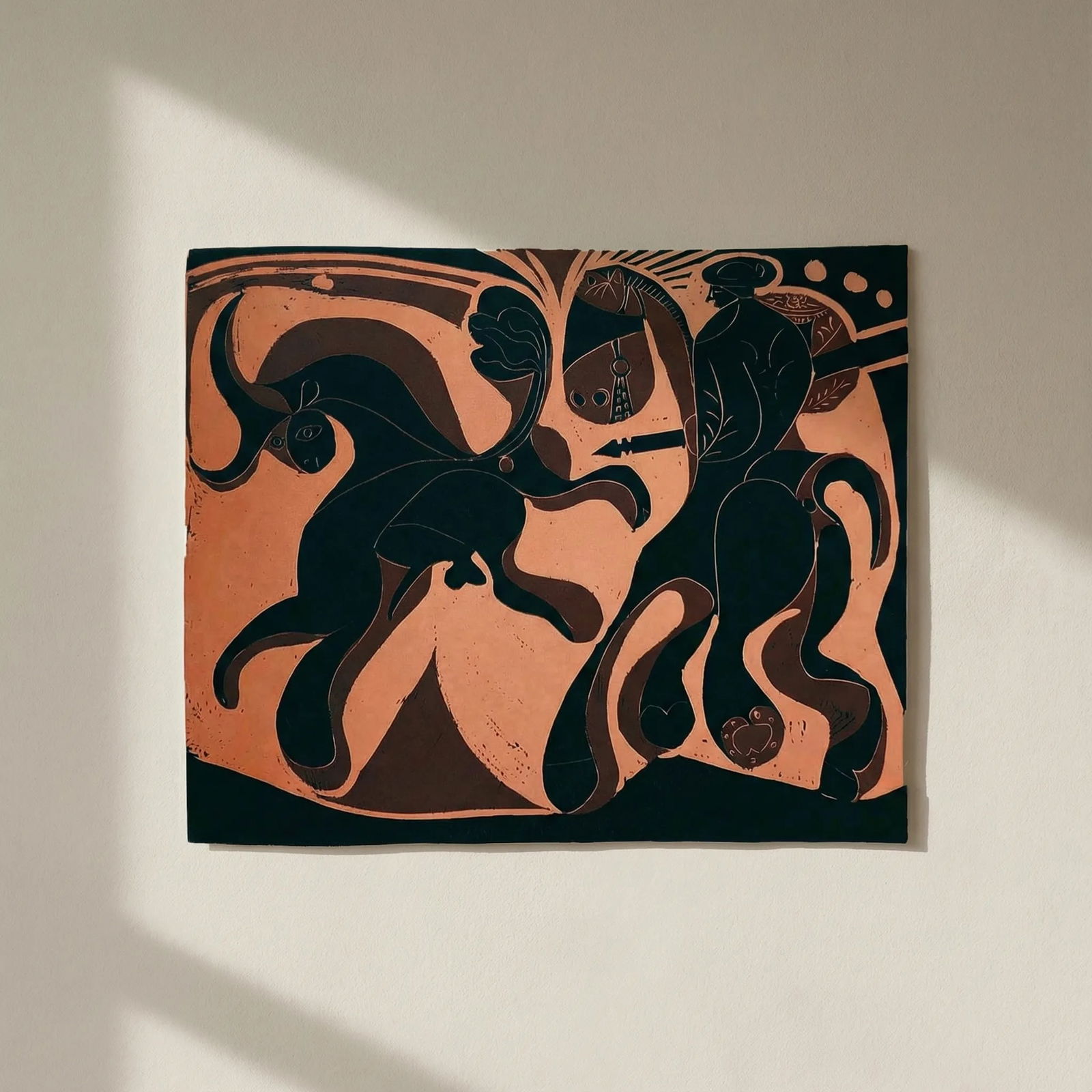 Pablo Picasso 7 Apres la Pique: Title: Pablo Picasso 7 Apres la Pique Description: Artist: Pablo Picasso Country: Spain Title: Apres la Pique Medium: Multichrome - 7 Marks: Not signed, not numbered Paper size 12.50 x 15 inch on heav