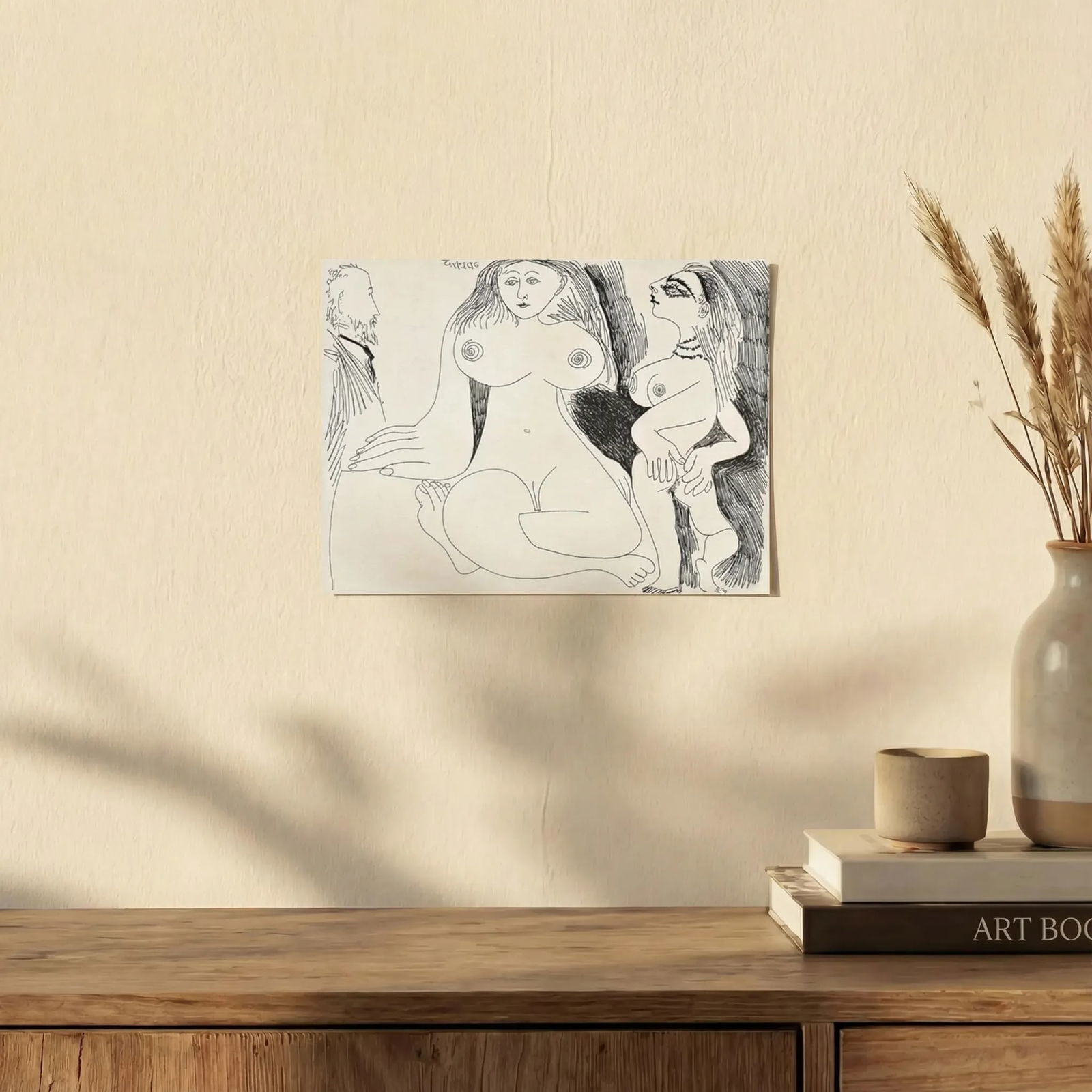 Picasso Gravure Apollinaire Les onze mille verges 5: Title: Picasso Gravure Apollinaire Les onze mille verges 5 Description: Title: Les onze mille verges 5 Artist: Pablo Picasso Country: Spain Medium: Gravure Marks: Not signed, numbered Paper: Grand Vel