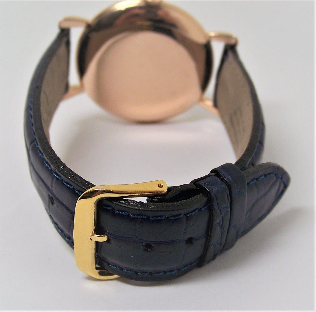 Vintage 18k Rose Gold IWC SHAFFHAUSEN Winding Watch 1950s Cal 89 SERVICED - 5