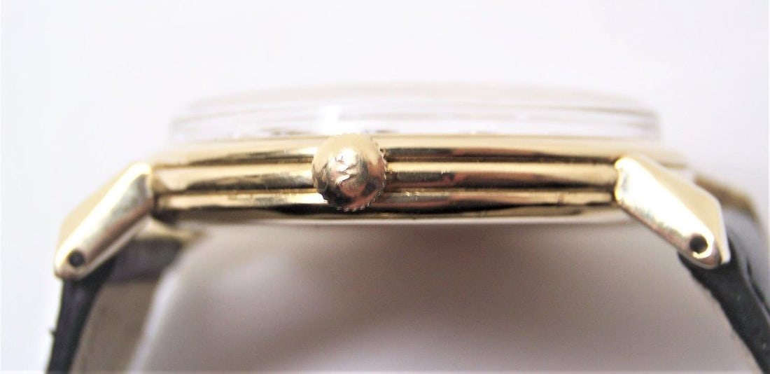 Vintage 14k LONGINES Mens Winding Watch Ref.215 c.1950s Cal 23M EXLNT - 10