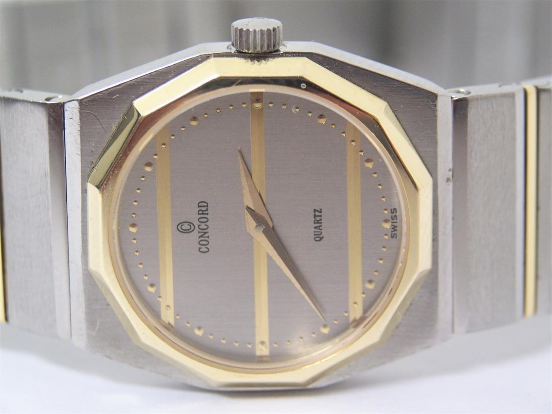 18k & S/Steel CONCORD MARINER SG Ladies Quartz Watch 15 61 145 V14 SERVICED - 7