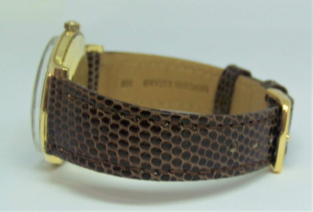 Vintage 18k Gold IWC SHAFFHAUSEN Winding Watch 1960s Cal C401 R1205 SERVICED - 5