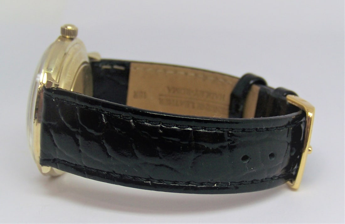 Vintage 14k LONGINES 5 Star Admiral Automatic DATE Watch 1970s Cal.2784* EXLNT - 6